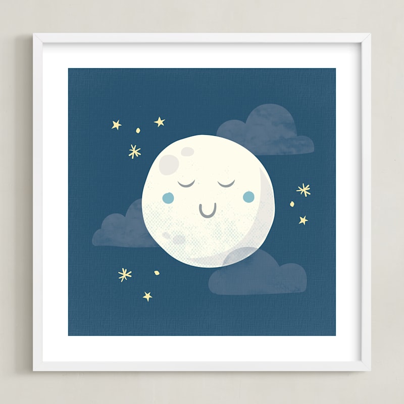 "Goodnight moon" by Annie Holmquist in beautiful frame options and a variety of sizes.