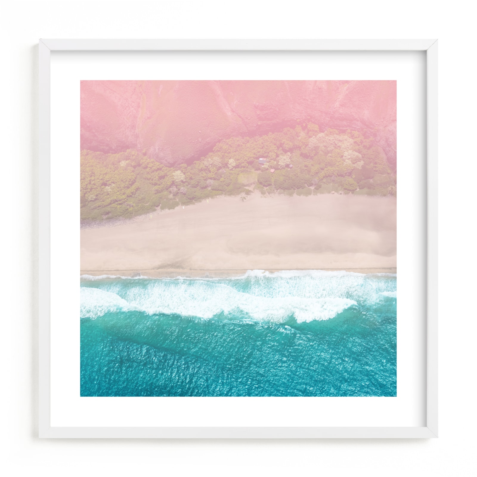 "Secret Beach" by Jessica C Nugent in beautiful frame options and a variety of sizes.