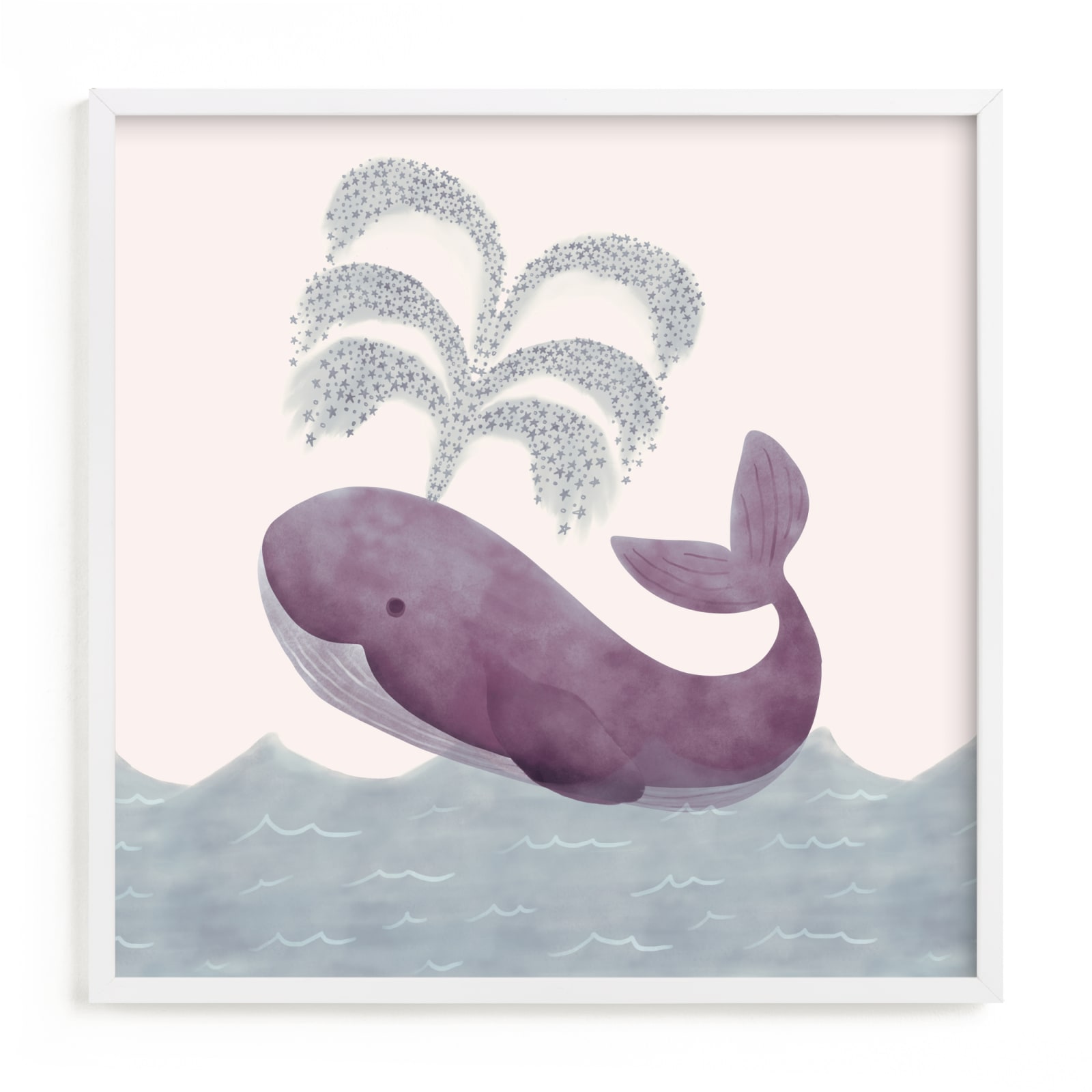 "Whale" by Elly in beautiful frame options and a variety of sizes.