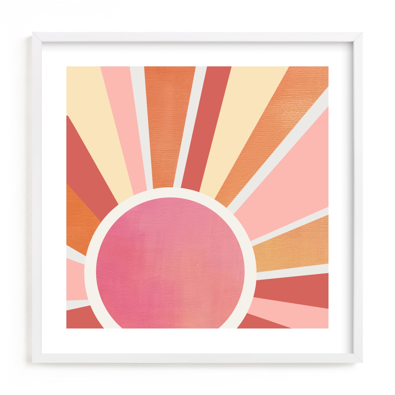 "ombre sun" by AlisonJerry in beautiful frame options and a variety of sizes.