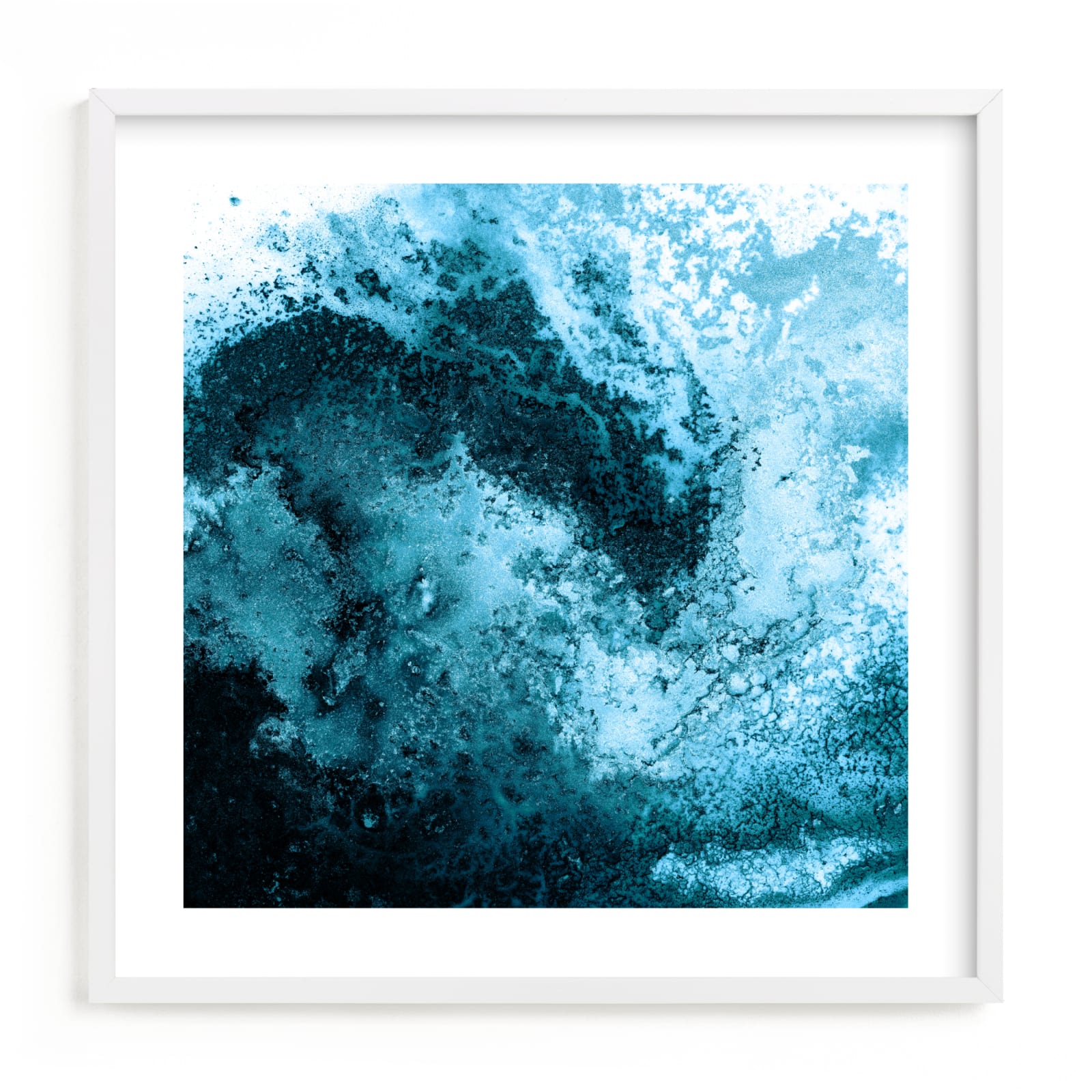 "Crashing Waves" by Heather Young Art in beautiful frame options and a variety of sizes.