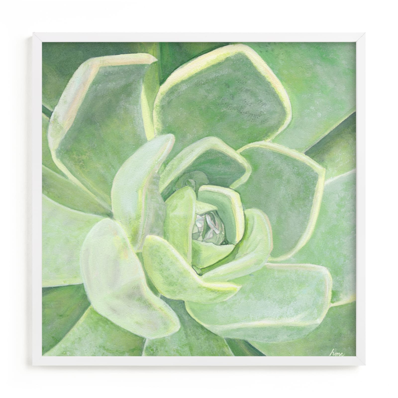 "Garden Velvet" - Art Print by Hettie Roberts in beautiful frame options and a variety of sizes.