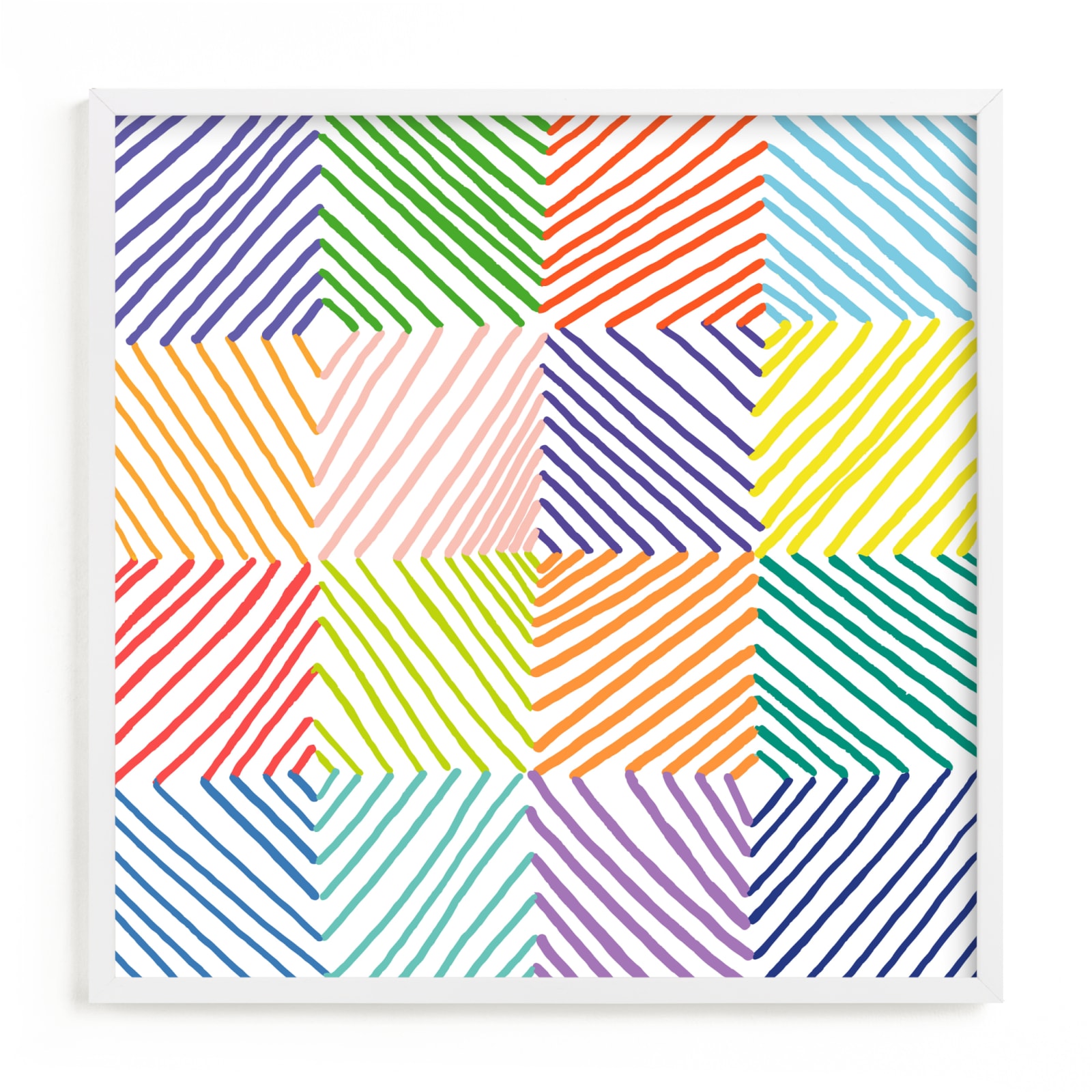 "Color Play 1" - Art Print by Kerry Doyle in beautiful frame options and a variety of sizes.