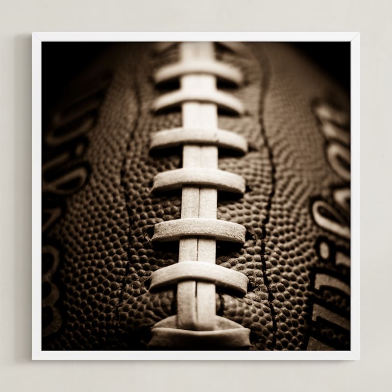 "Any Given Sunday 1 (Warm Sepia)" - Art Print in Warm Sepia by Shannon Howard - Framed