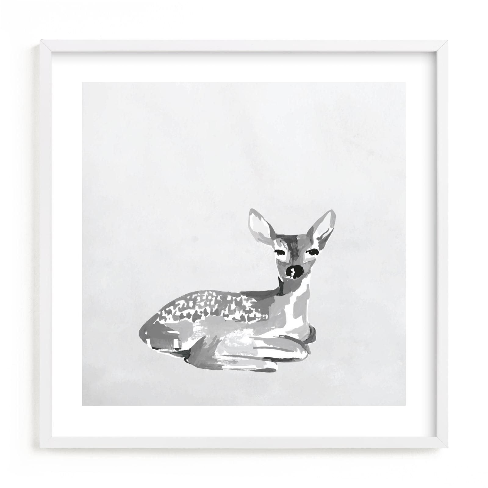 "Enchanted Deer I" - Limited Edition Art Print by Teju Reval in beautiful frame options and a variety of sizes.