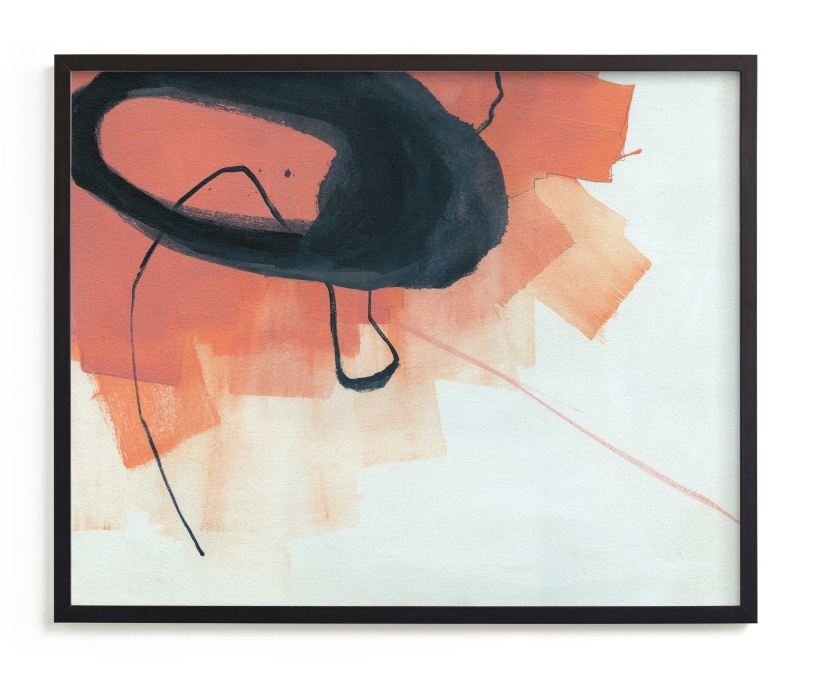 "Orange Abstraction" - Limited Edition Art Print by Kirsta Benedetti in beautiful frame options and a variety of sizes.