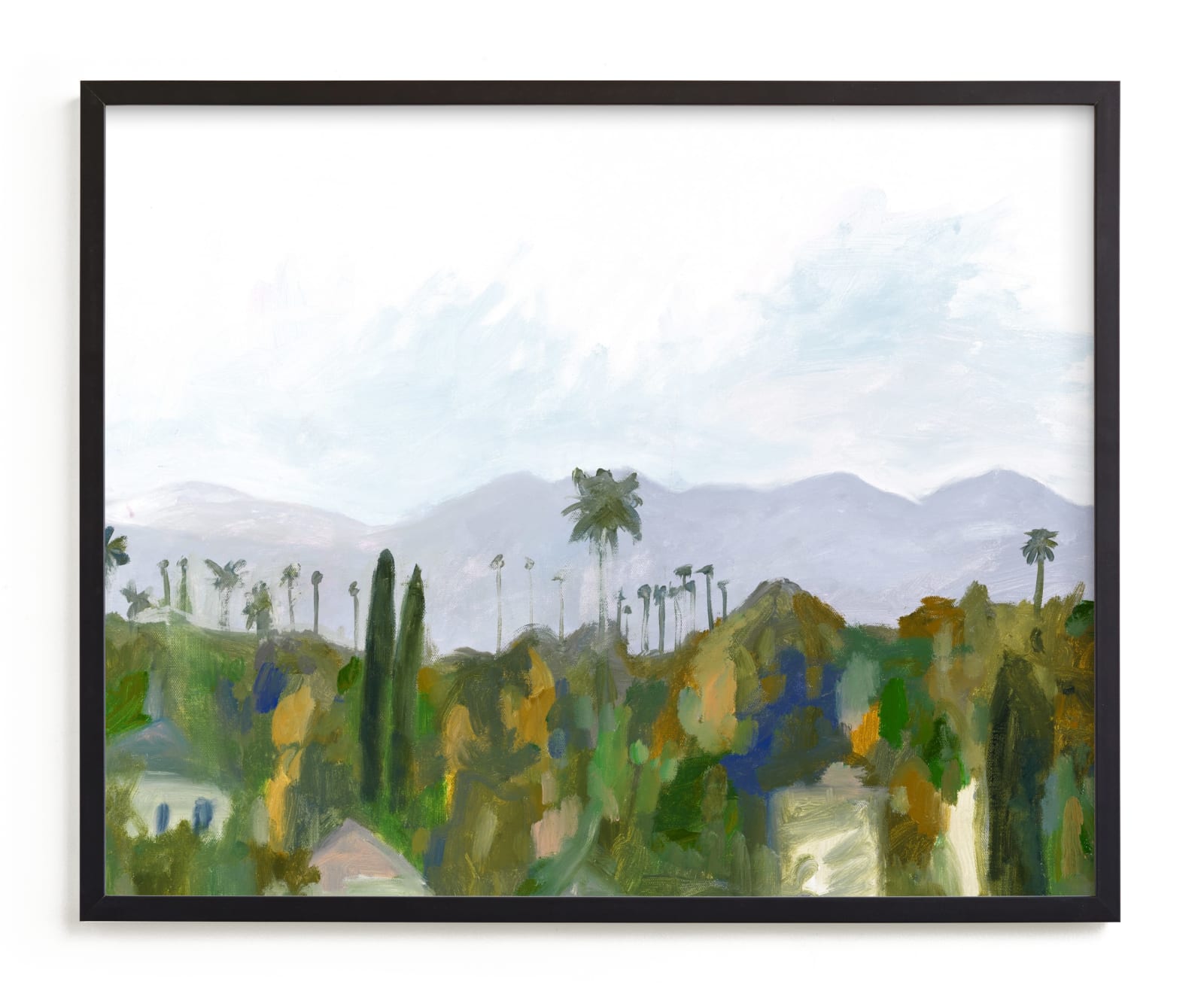 "Los Angeles landscape" - Limited Edition Art Print by Kelly Witmer in beautiful frame options and a variety of sizes.