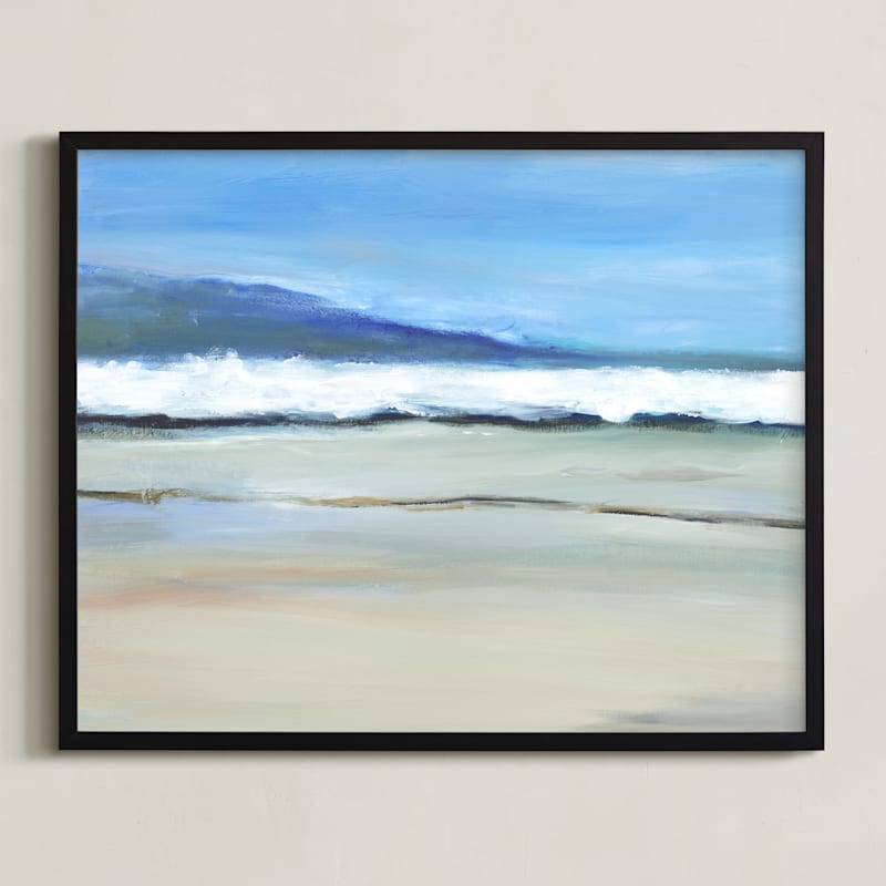 "Neutral Coast" - Limited Edition Art Print by Jenny Partrite in beautiful frame options and a variety of sizes.