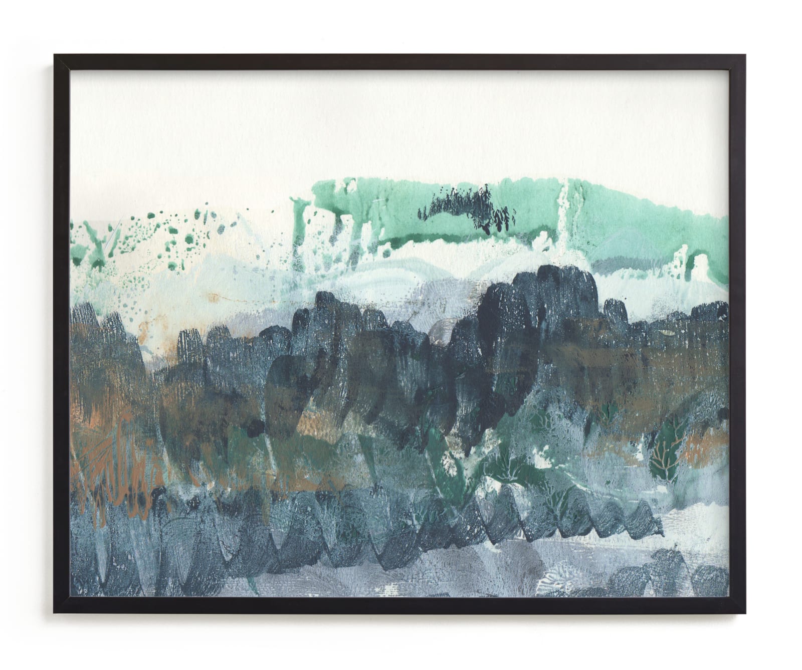 "Scape of the Land " - Limited Edition Art Print by Jennifer Daily in beautiful frame options and a variety of sizes.