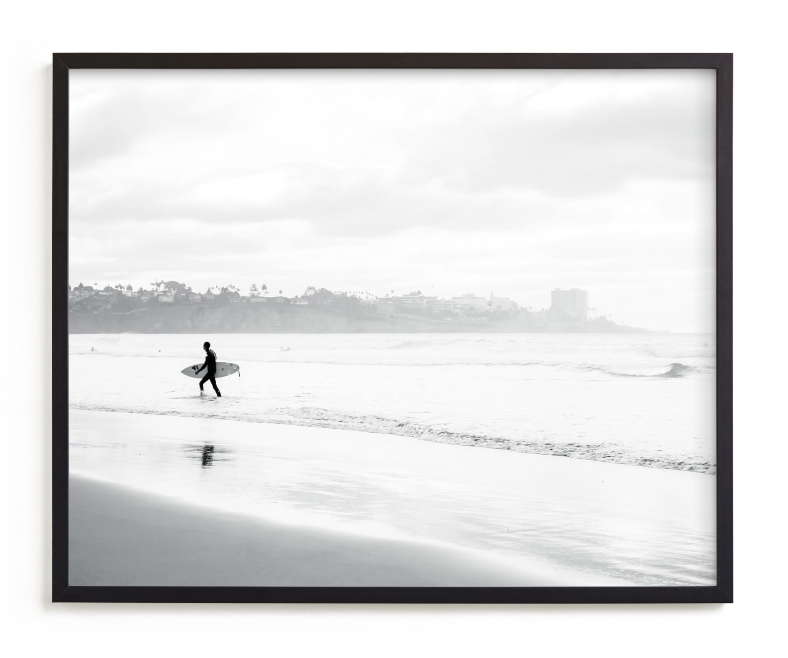 "Monochrome Coasts" - Limited Edition Art Print by Matthew Sampson in beautiful frame options and a variety of sizes.