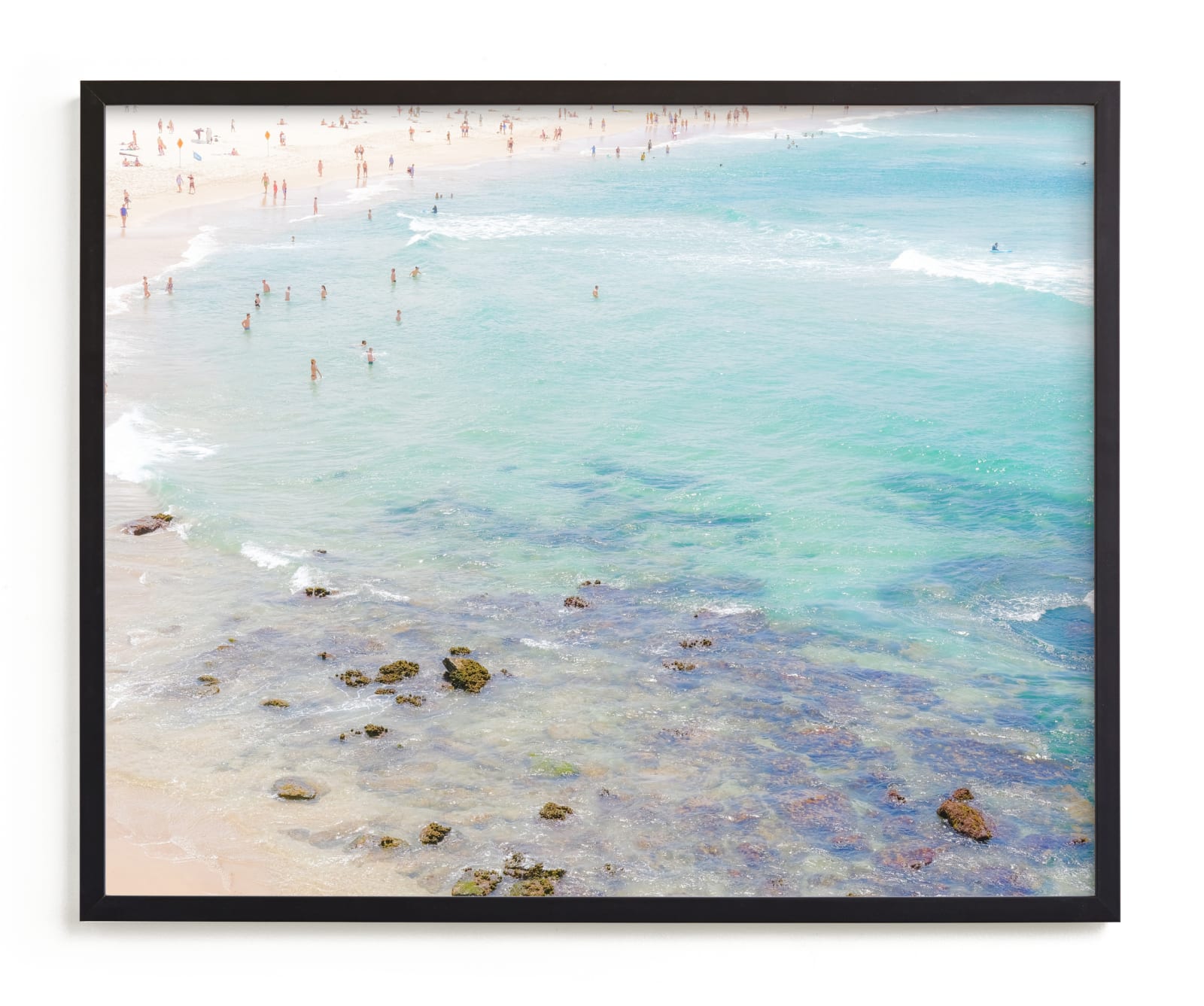 "Bondi" - Grownup Open Edition Non-custom Art Print by Krissy Bengtson in beautiful frame options and a variety of sizes.