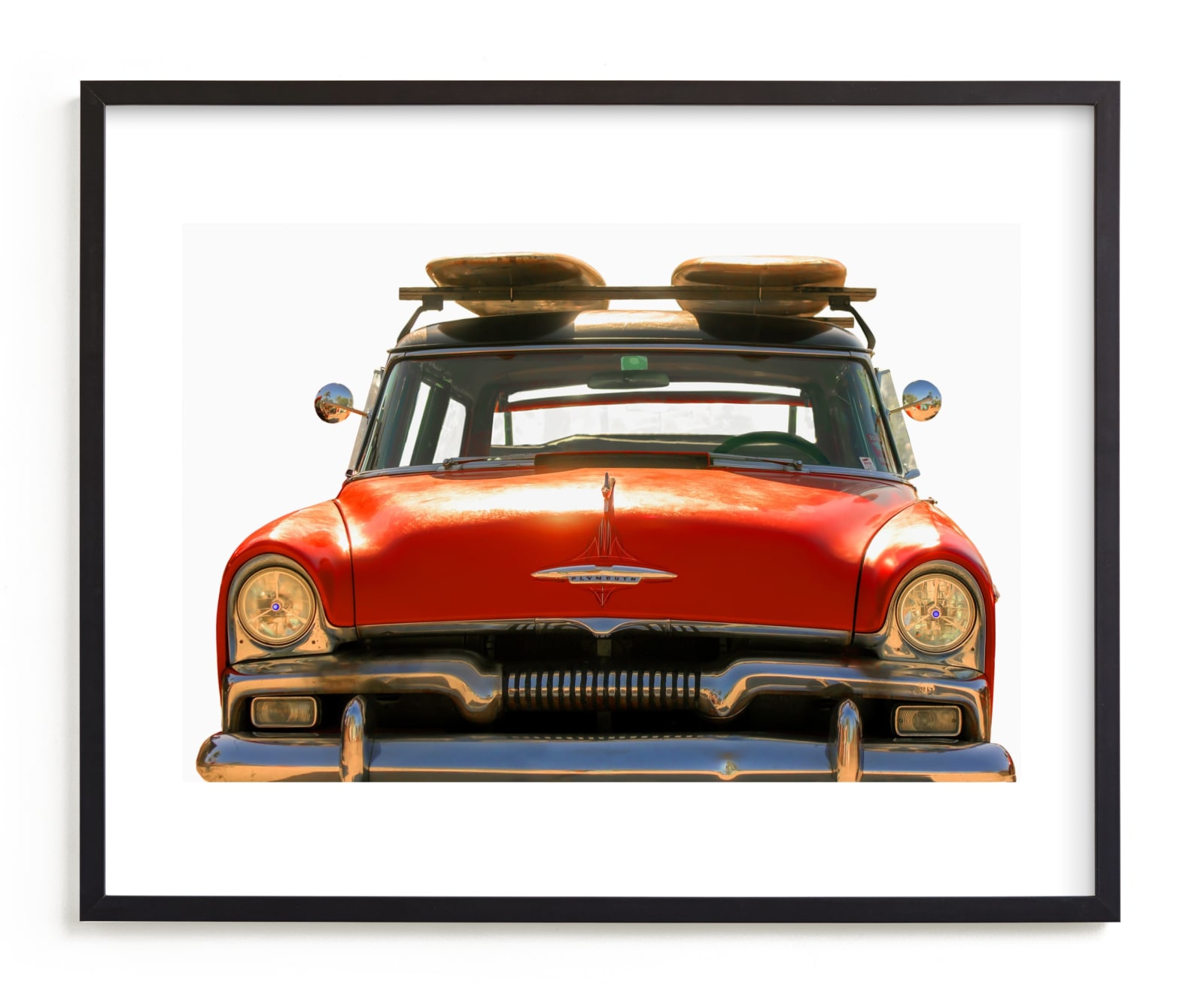 "Surfing Since 1955" - Limited Edition Art Print by Carole Crohan - CaroleeXpressions in beautiful frame options and a variety of sizes.
