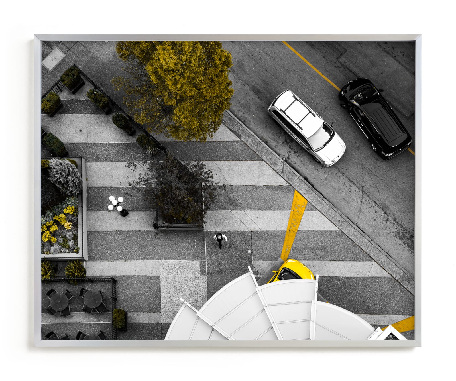 "Story from Aerial #1" - Limited Edition Art Print by Van Tsao in beautiful frame options and a variety of sizes.