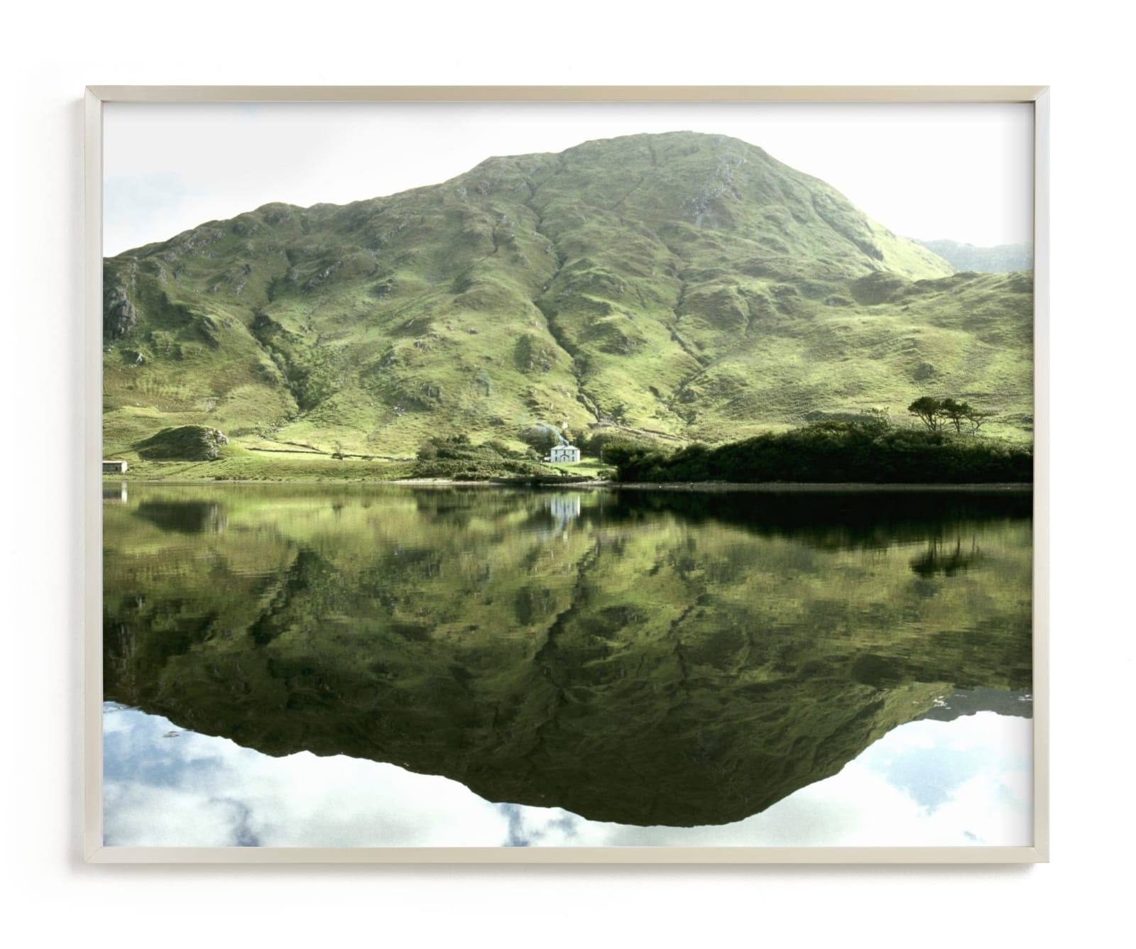"Green Reflections Connemara Ireland" - Limited Edition Art Print by Eva Marion in beautiful frame options and a variety of sizes.