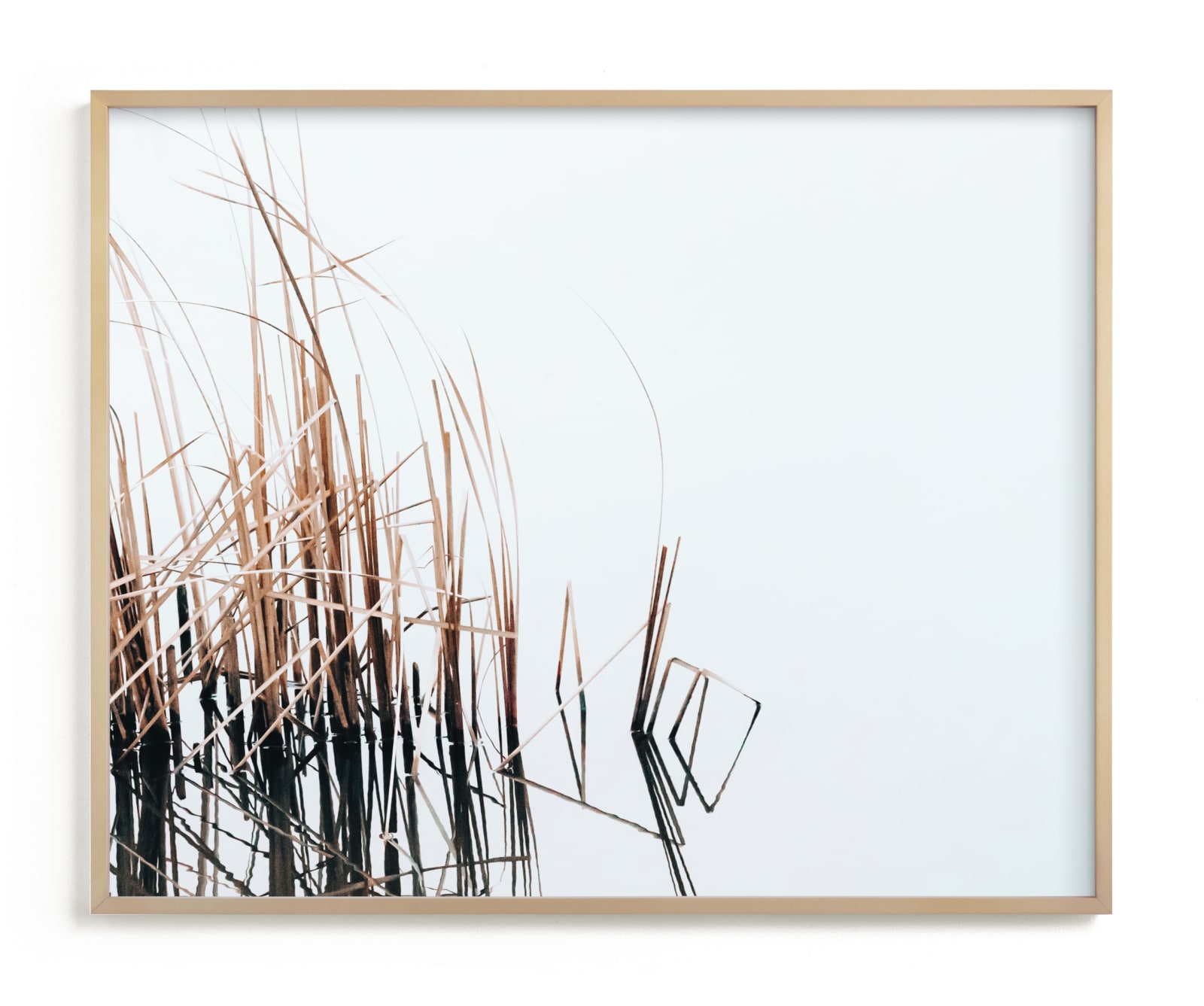 "Abstract Reeds" - Limited Edition Art Print by Robin Ott in beautiful frame options and a variety of sizes.