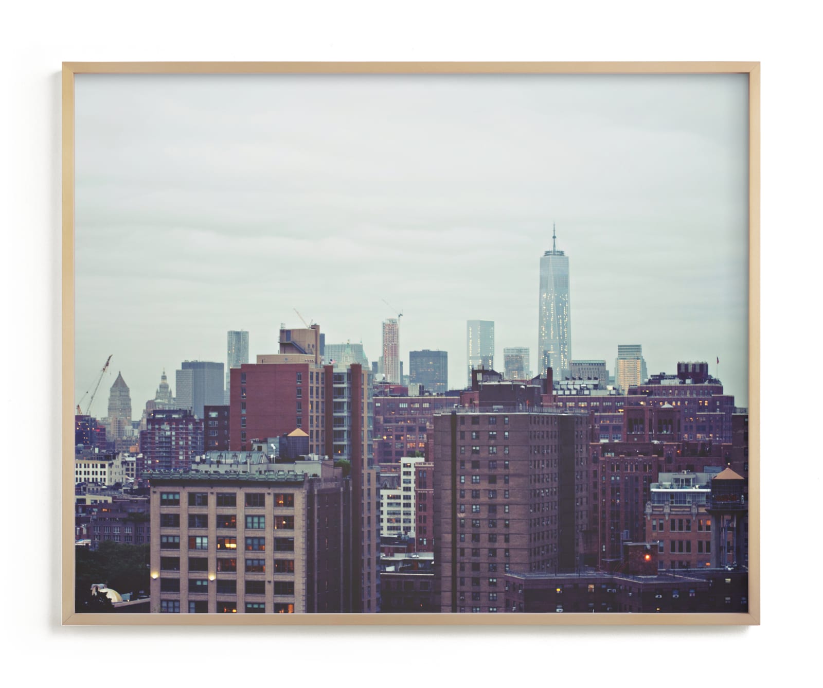 "Rainy Day in New York City" by Sara Heilwagen in beautiful frame options and a variety of sizes.