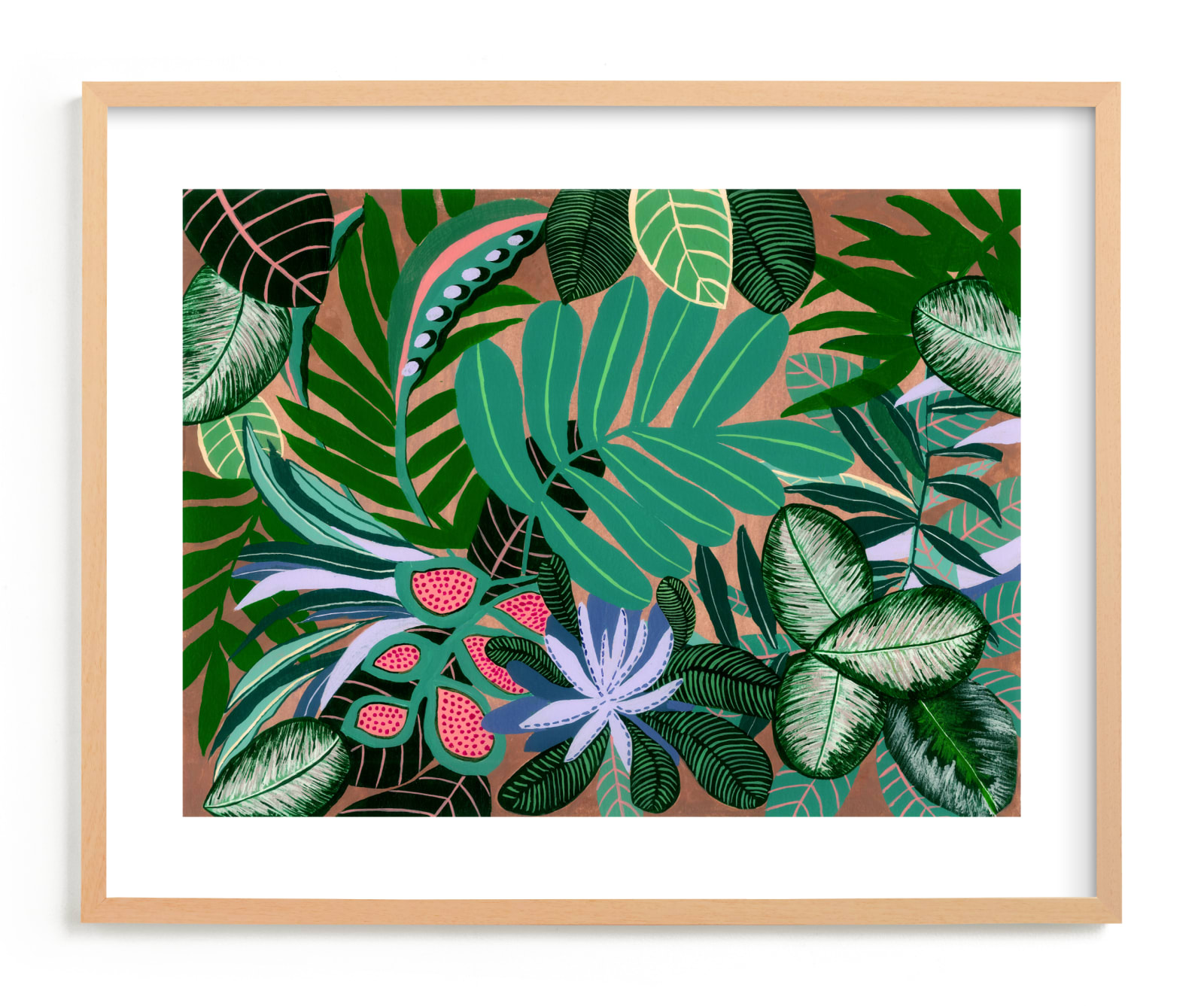 "Paradise" - Limited Edition Art Print by FERNANDA MARTINEZ in beautiful frame options and a variety of sizes.