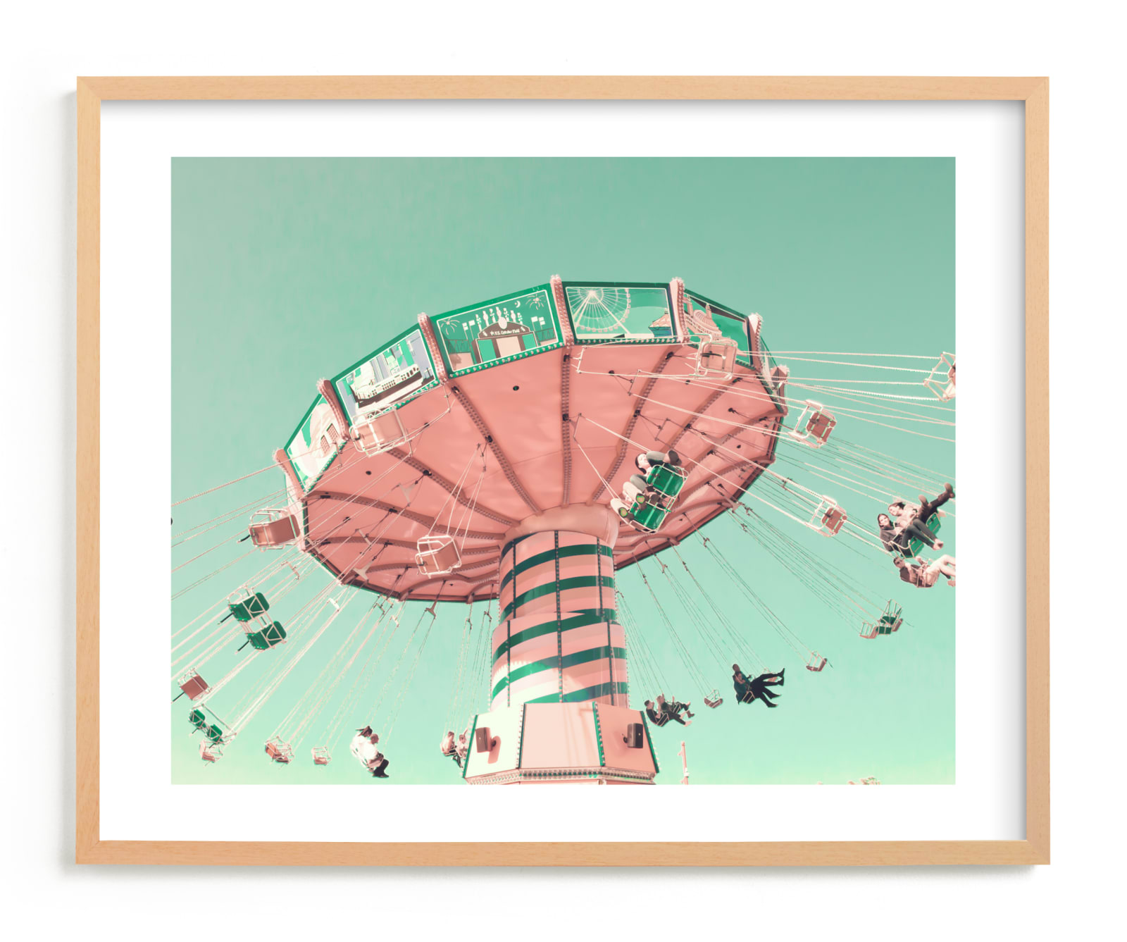 "Swing Ride" - Limited Edition Art Print by Caroline Mint in beautiful frame options and a variety of sizes.