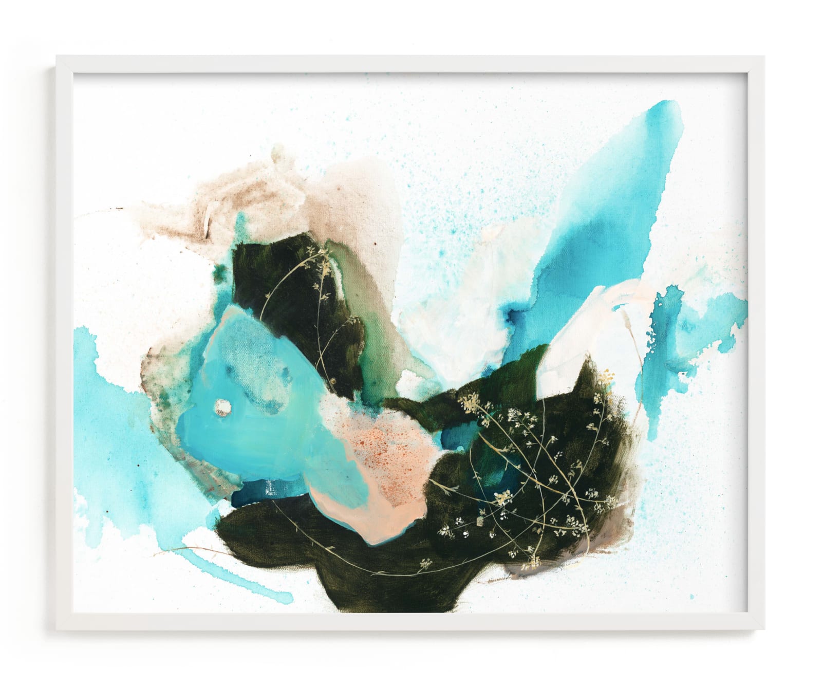 "Flora in Motion" - Limited Edition Art Print by Sarah McInroe in beautiful frame options and a variety of sizes.