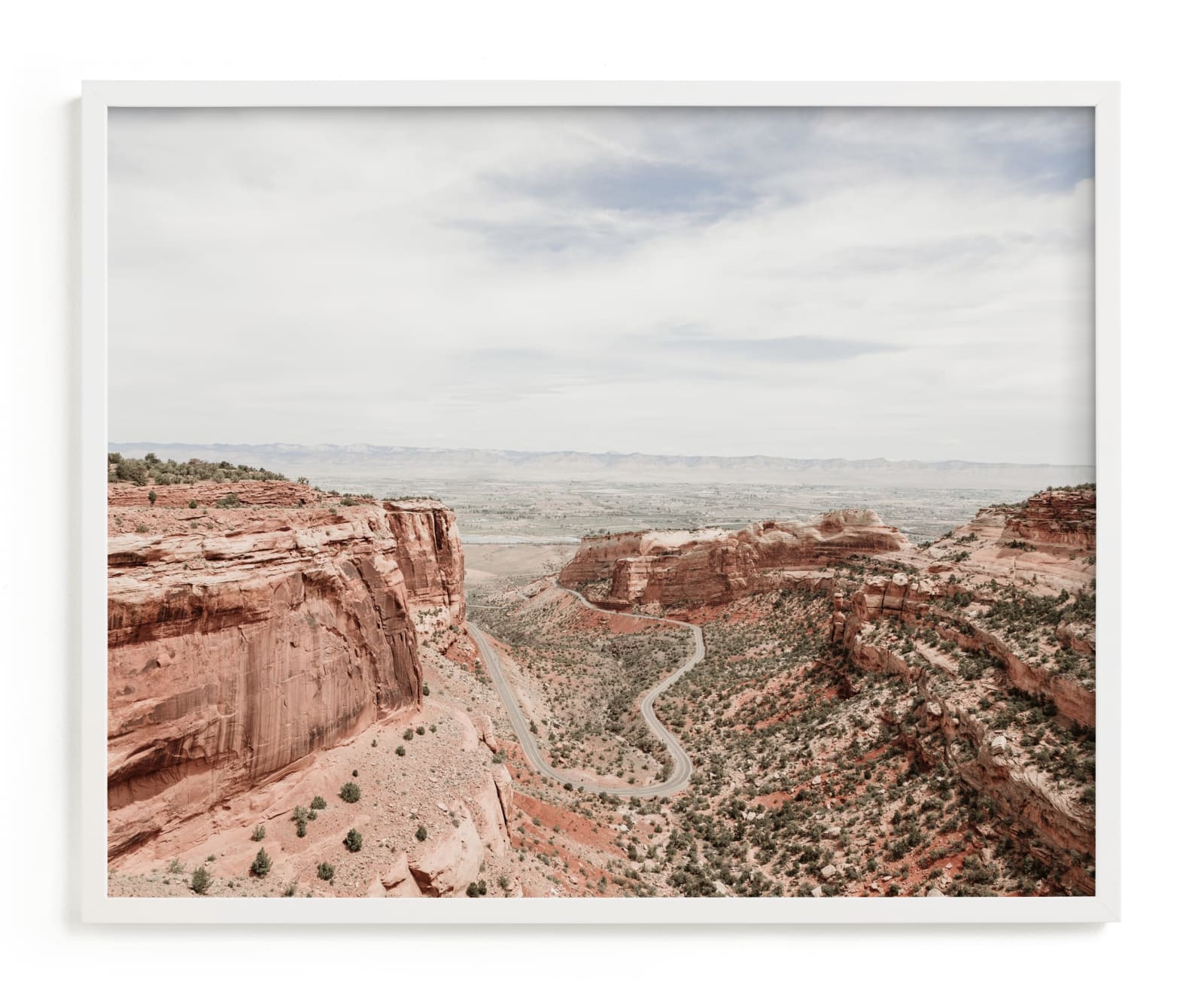 "Desert Horizon" - Limited Edition Art Print by Jamie Lollback in beautiful frame options and a variety of sizes.
