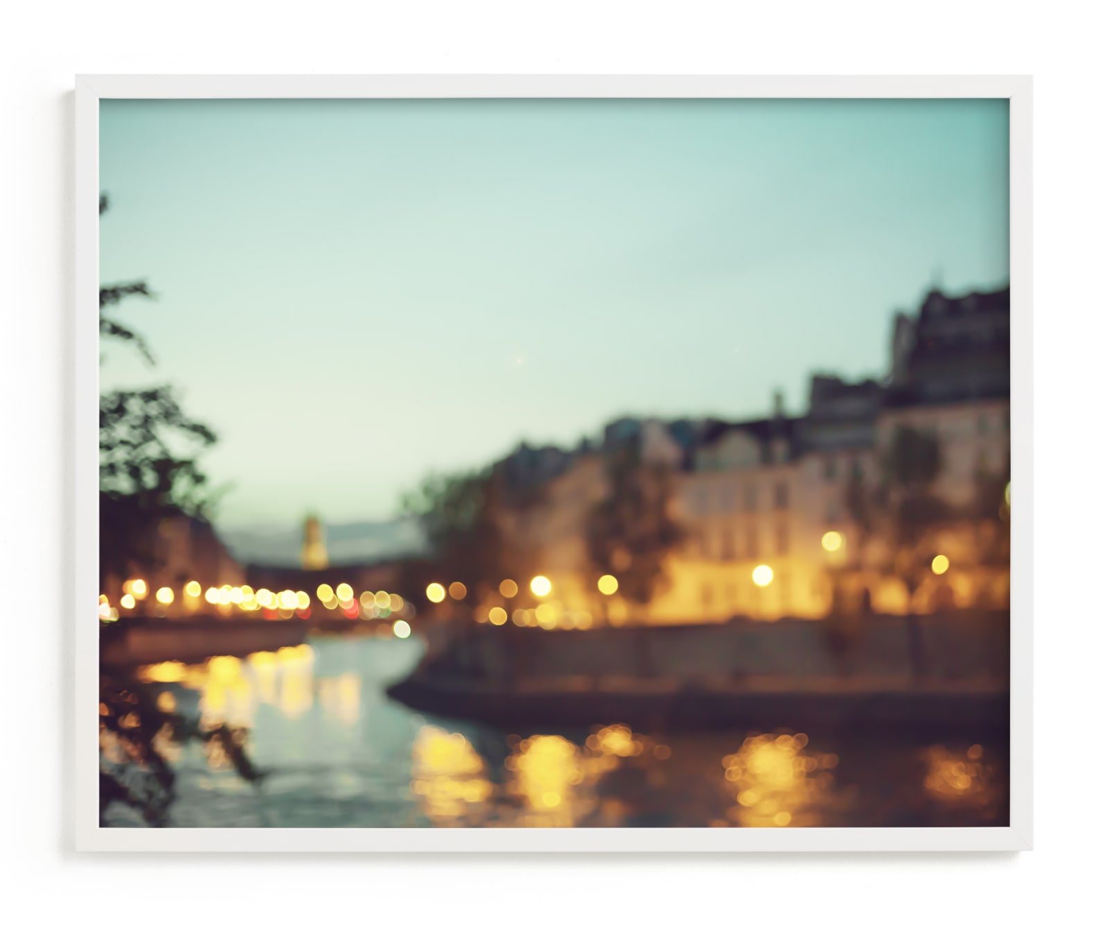 "By the Seine" - Limited Edition Art Print by Caroline Mint in beautiful frame options and a variety of sizes.