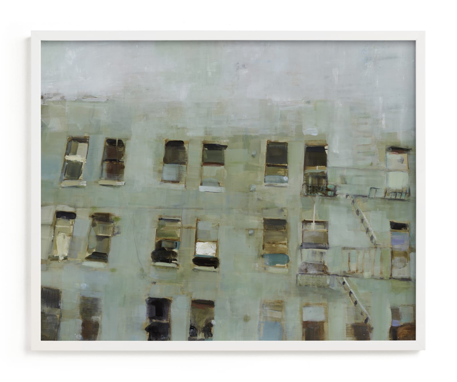 "Windows" - Limited Edition Art Print by Hadas Tal in beautiful frame options and a variety of sizes.