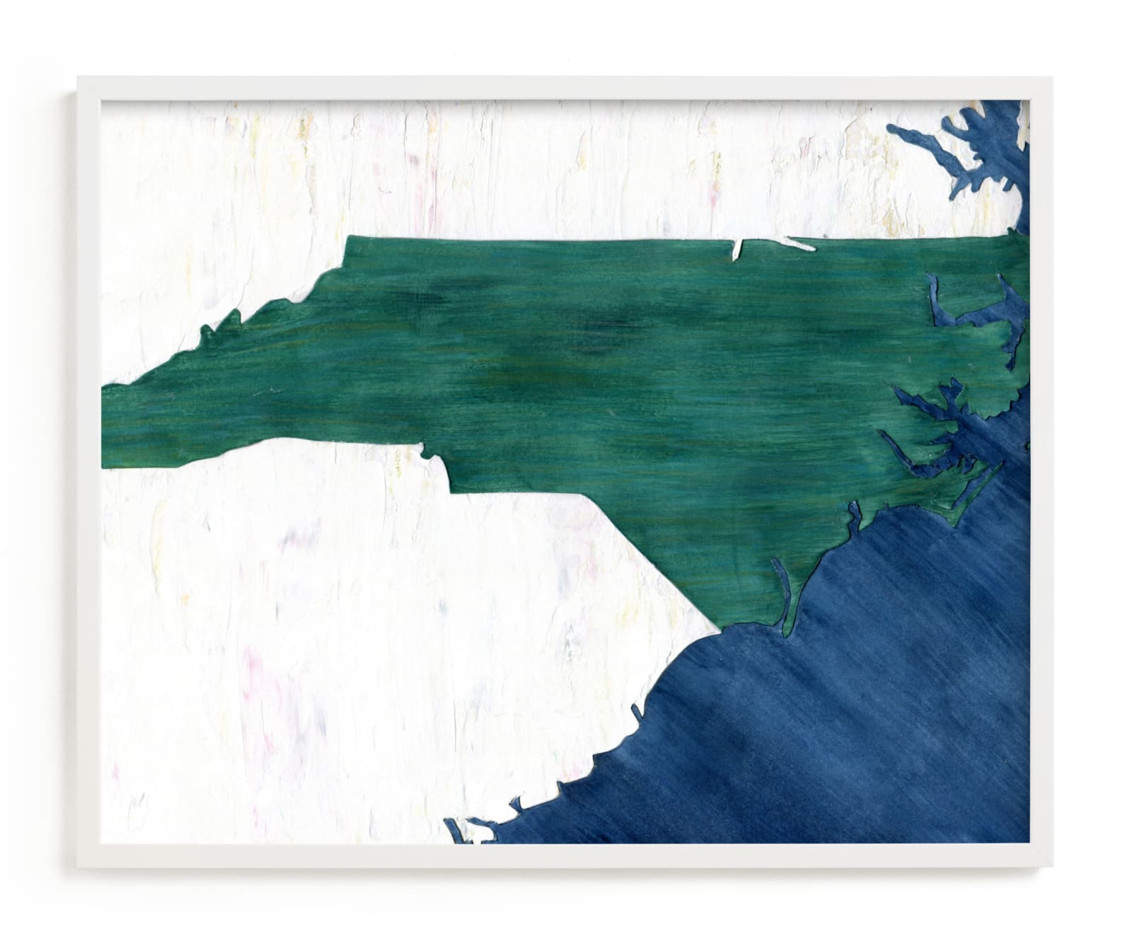 "North Carolina in Paint" - Limited Edition Art Print by Denise Wong in beautiful frame options and a variety of sizes.