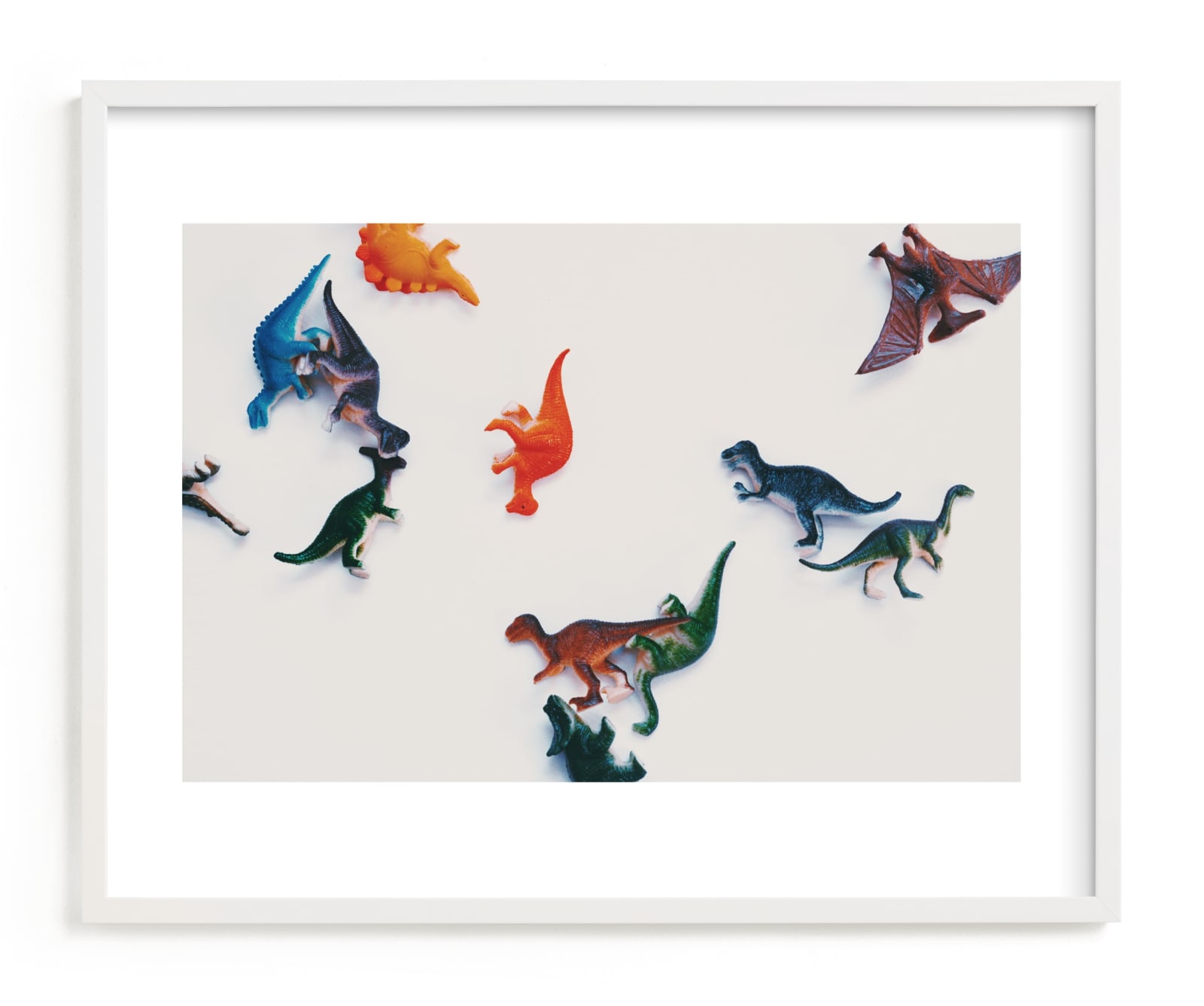"dinosaurs" - Limited Edition Art Print by Morgan Kendall in beautiful frame options and a variety of sizes.