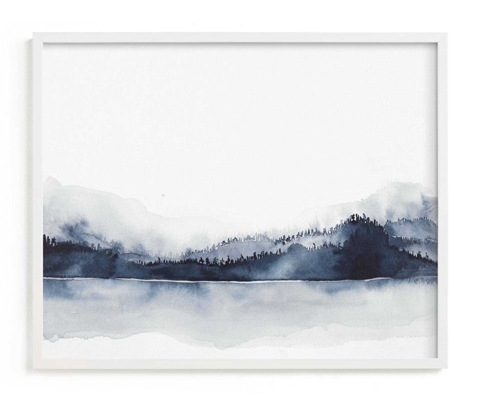 "Alaska from Sea" - Limited Edition Art Print by Kelsey McNatt in beautiful frame options and a variety of sizes.