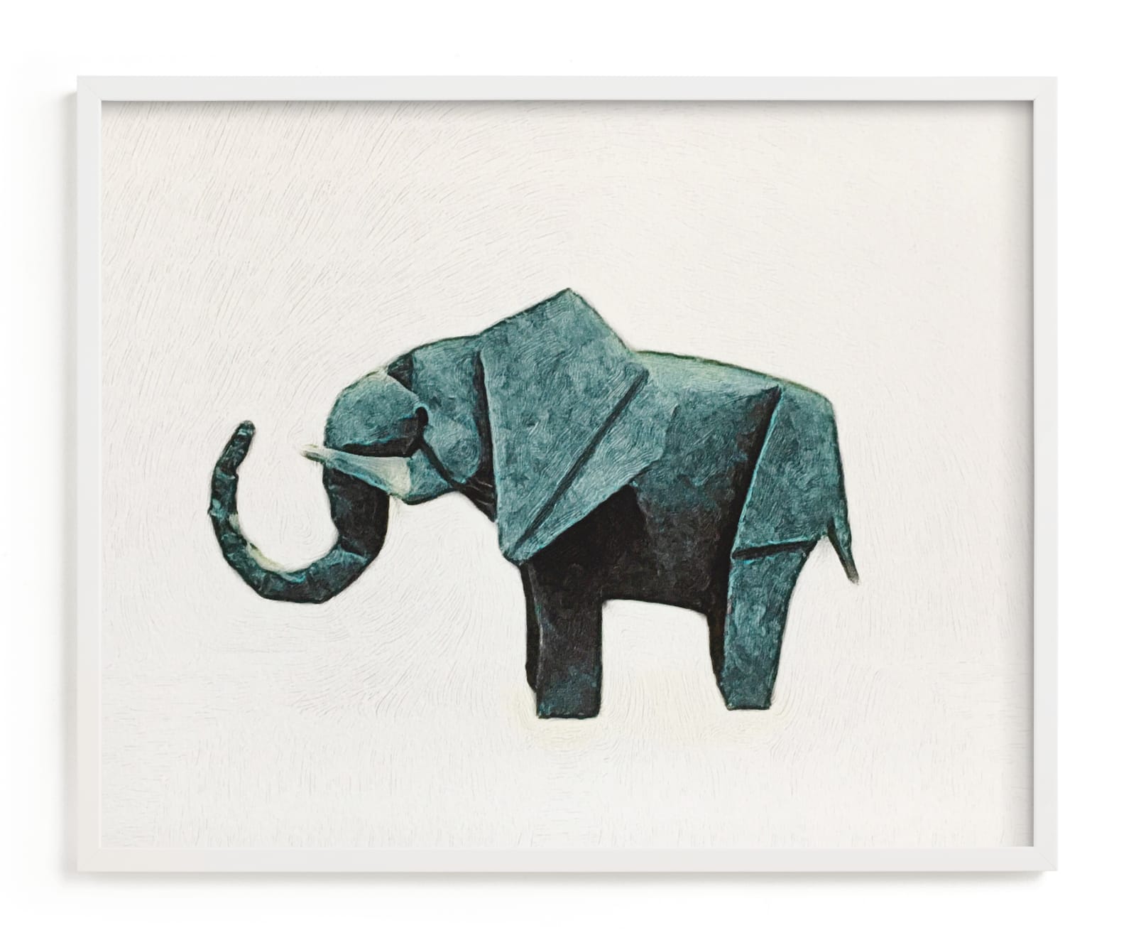 "Paper Animals: Elephant" - Limited Edition Art Print by Maja Cunningham in beautiful frame options and a variety of sizes.