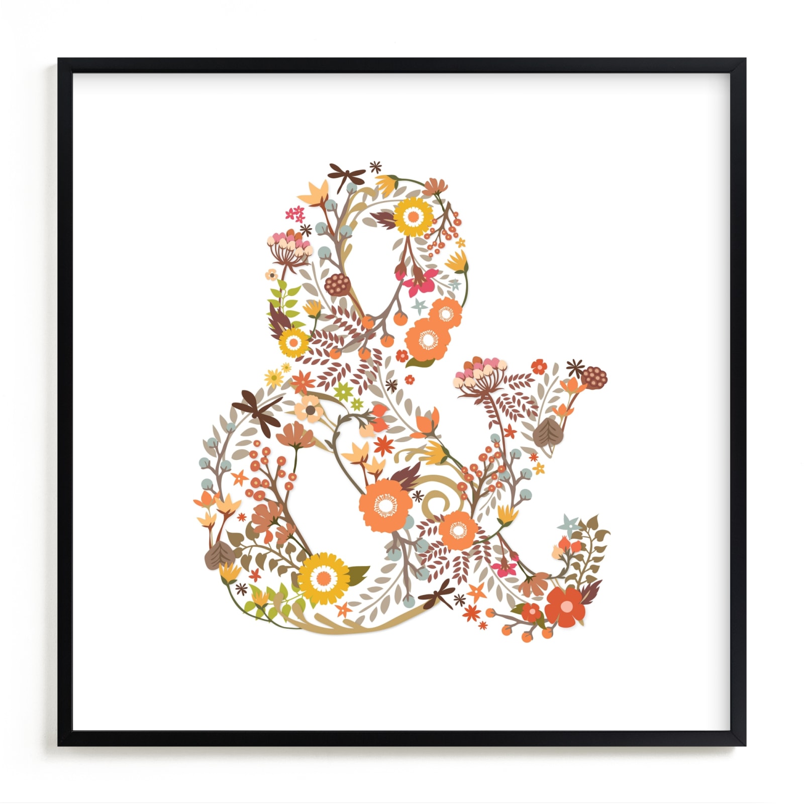"Elegamersand" - Limited Edition Art Print by Snow and Ivy in beautiful frame options and a variety of sizes.