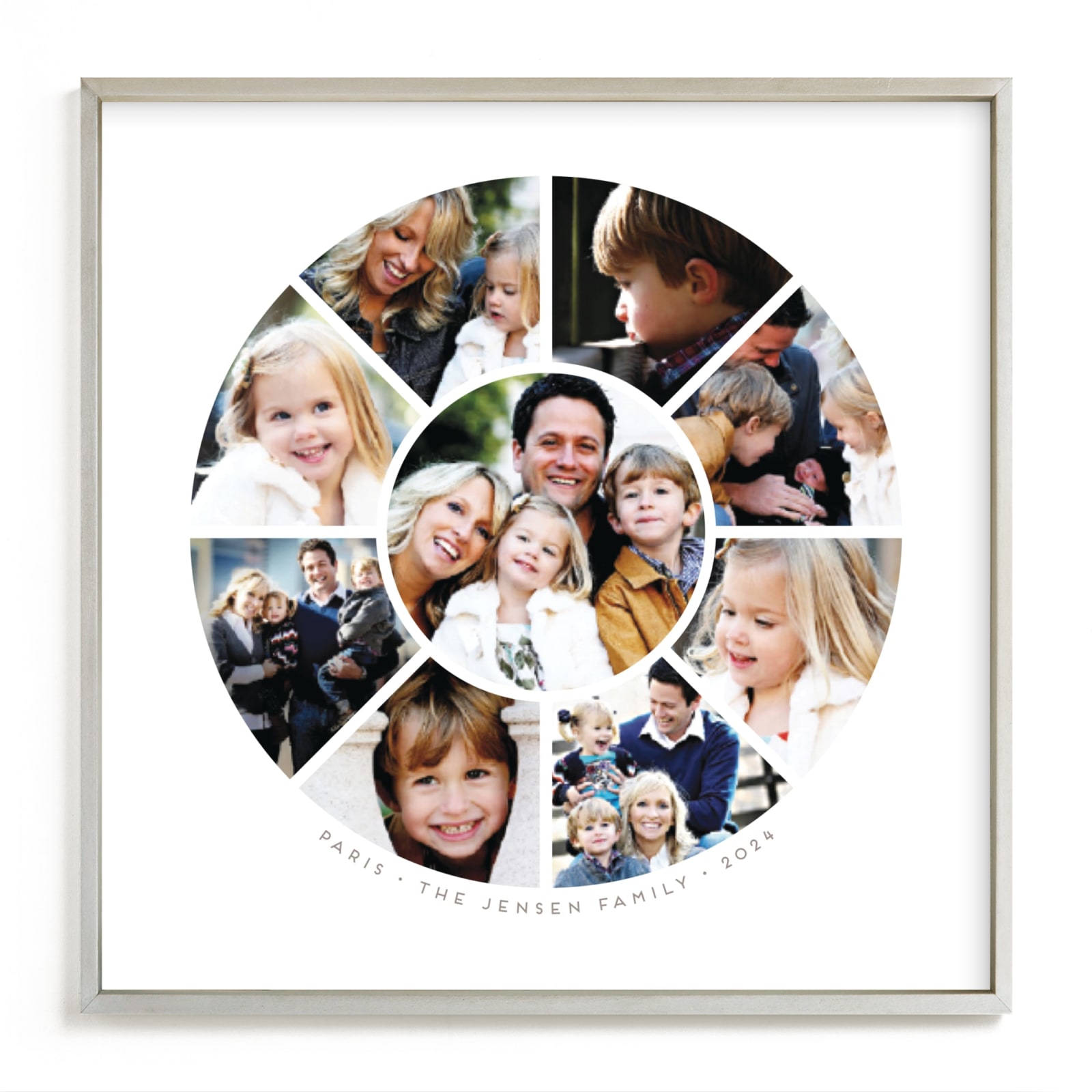 "Family Circle" - Custom Photo Art by Guess What Design Studio in beautiful frame options and a variety of sizes.