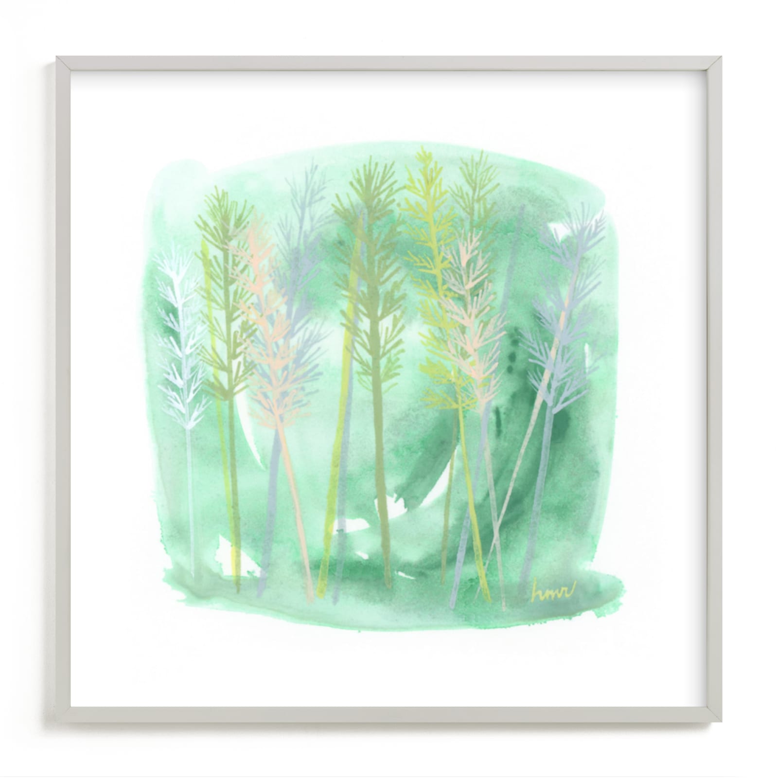 "Botanical Grasses" - Art Print by Hettie Roberts in beautiful frame options and a variety of sizes.