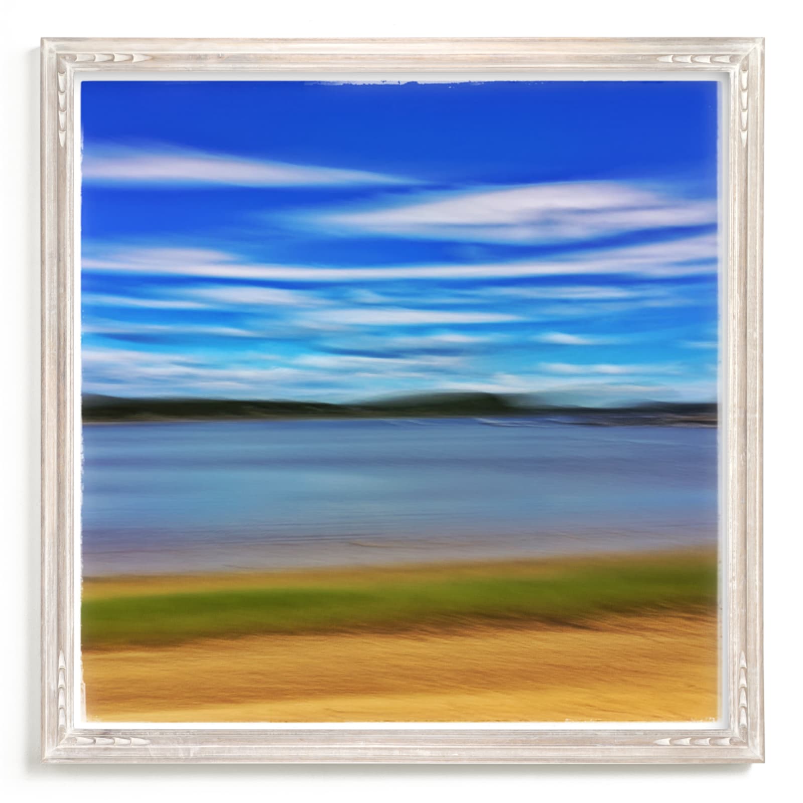 "Abstract Beachscape" - Art Print by Andy Mars in beautiful frame options and a variety of sizes.