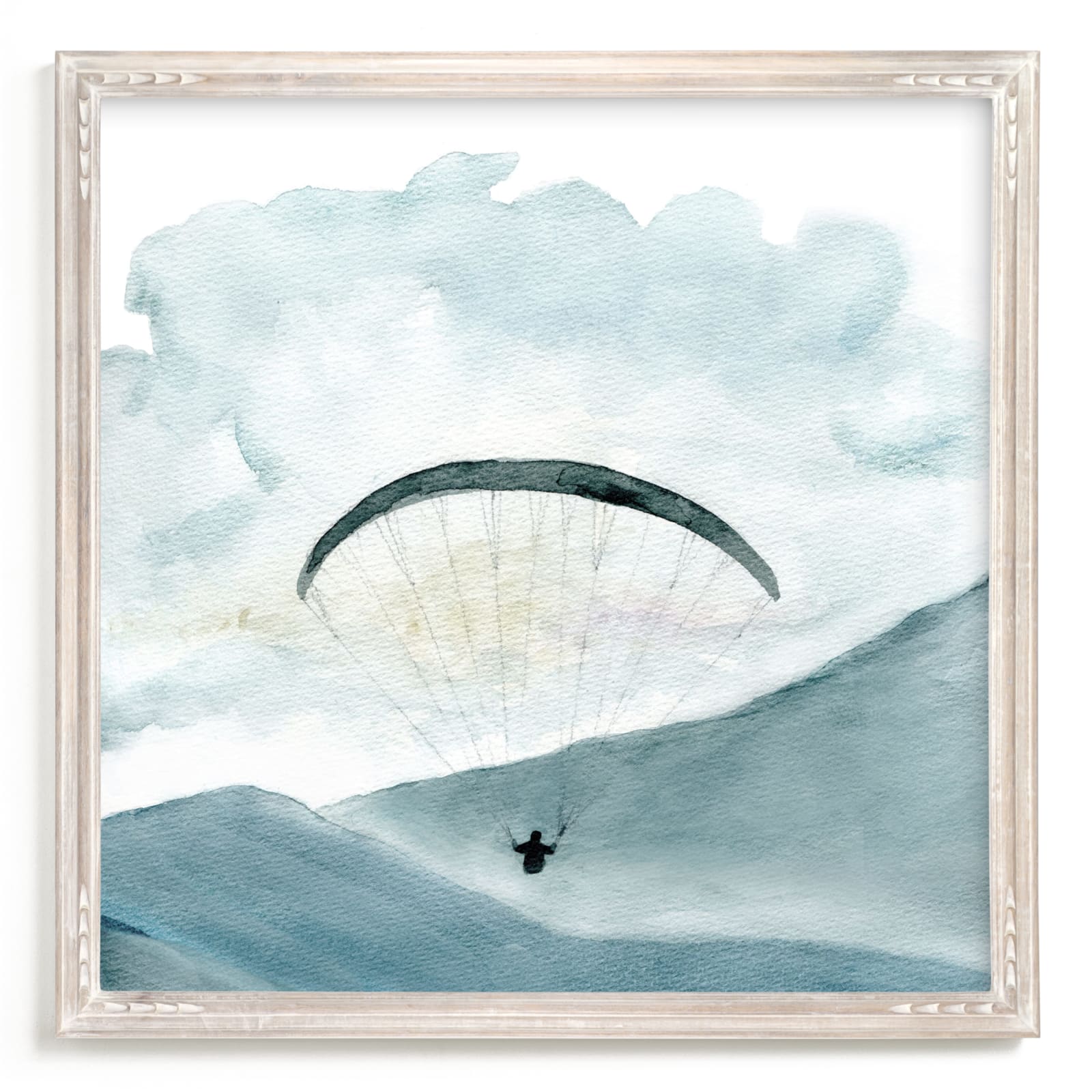 "Through the sky 1" - Art Print by Lulaloo in beautiful frame options and a variety of sizes.
