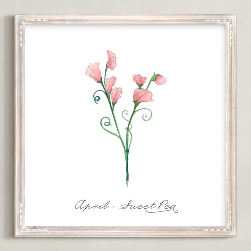 April Sweet Pea by Liz Conley