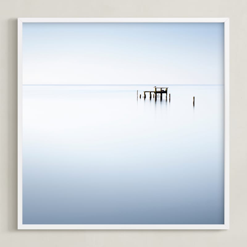 "sea dreams" - Art Print in Blue by Maggy Morrissey - Framed
