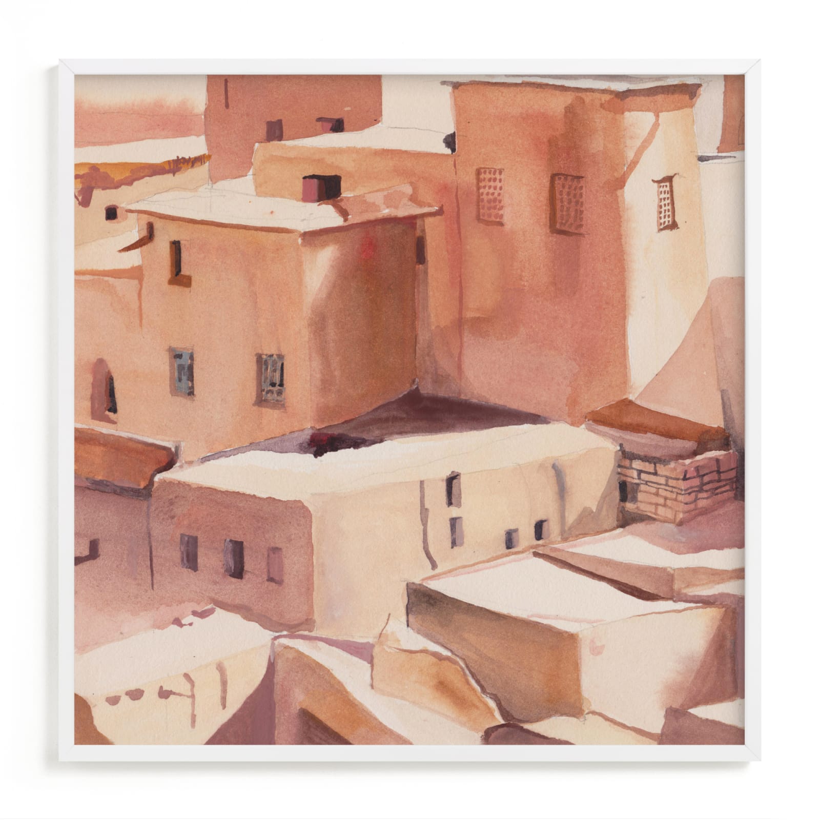 "Morocco" - Limited Edition Art Print by Viktoria Eperjesi in beautiful frame options and a variety of sizes.