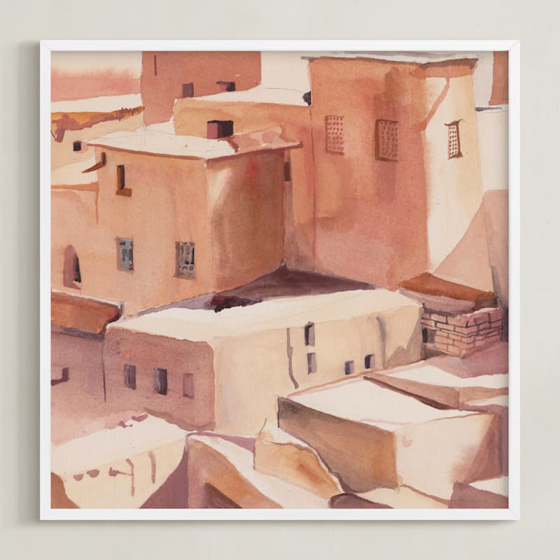 "Morocco" - Limited Edition Art Print by Viktoria Eperjesi in beautiful frame options and a variety of sizes.