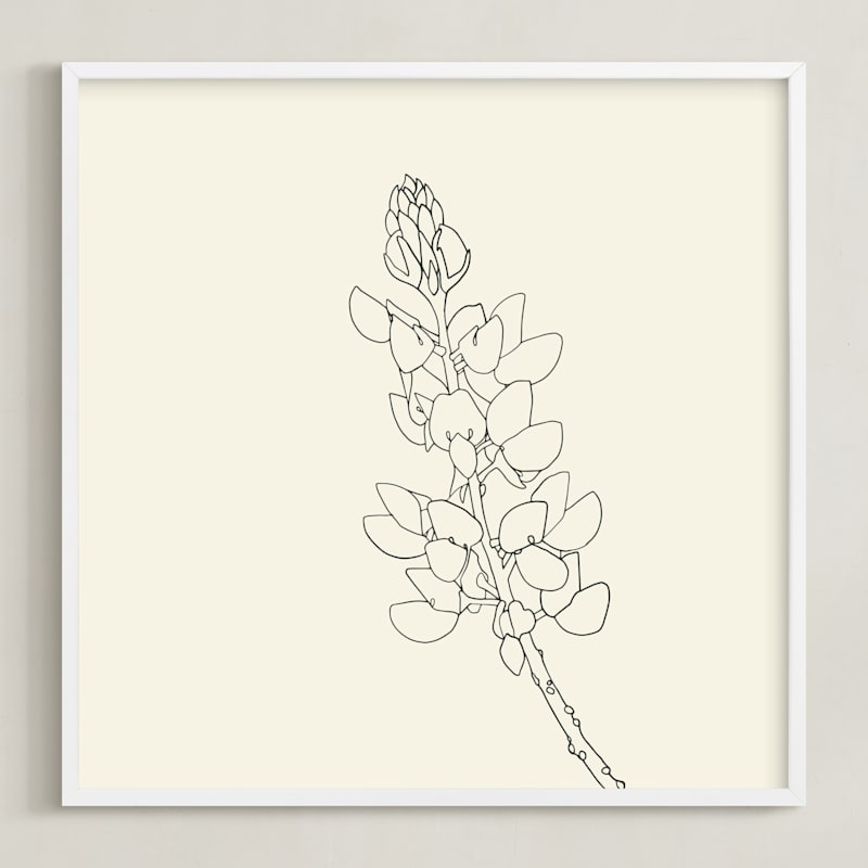 "Lupine" - Limited Edition Art Print by Jorey Hurley in beautiful frame options and a variety of sizes.