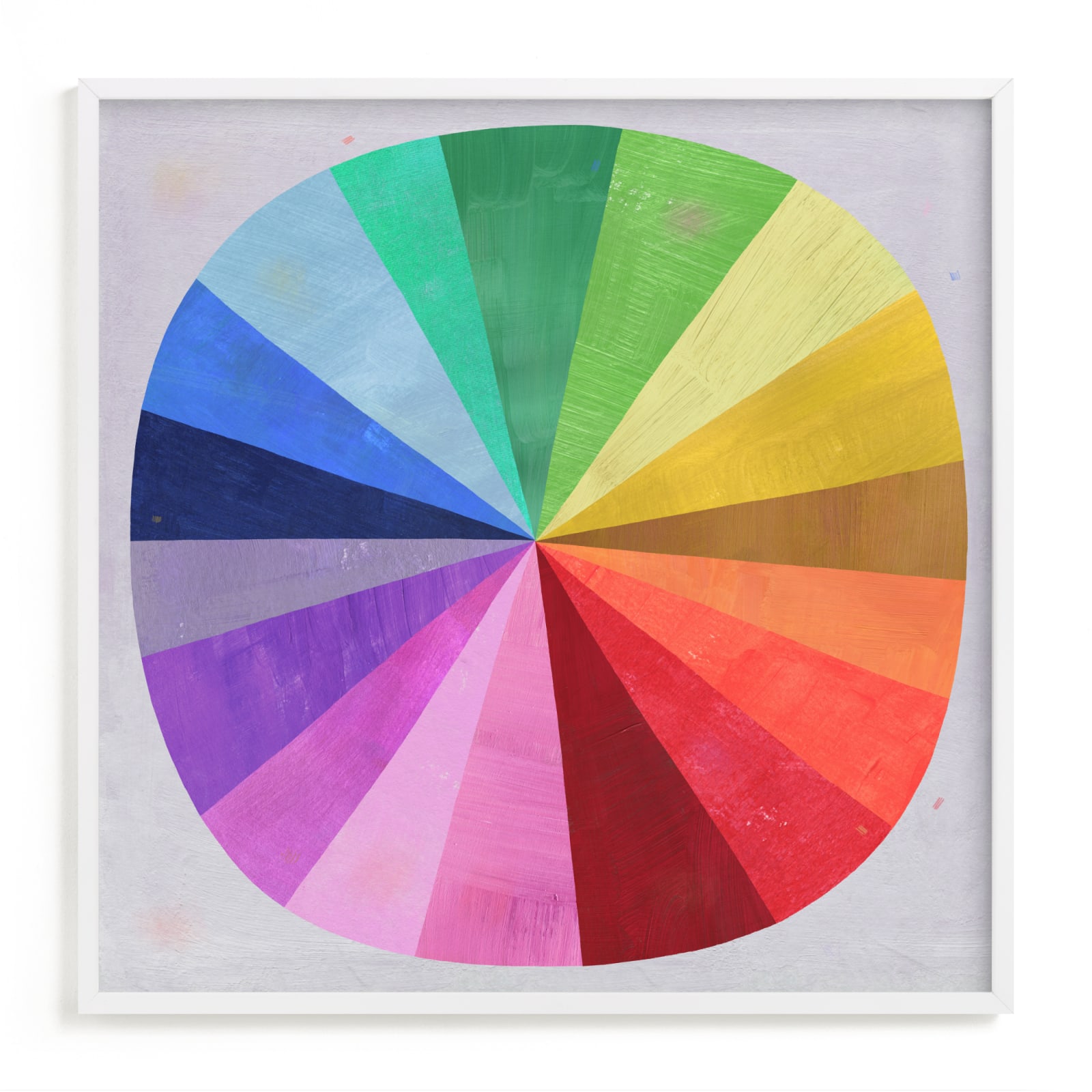 "Color Wheel" - Limited Edition Art Print by melanie mikecz in beautiful frame options and a variety of sizes.