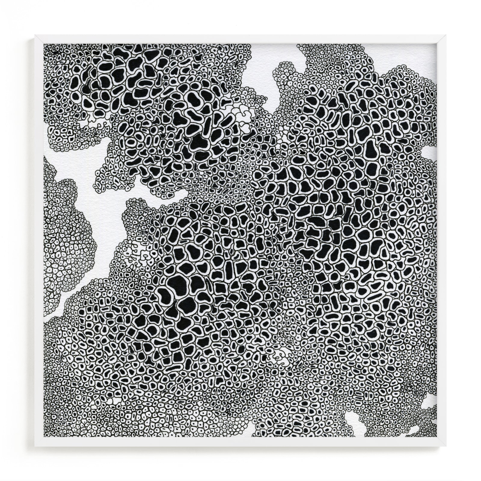 "Lichen No.1" by Janie Allen in beautiful frame options and a variety of sizes.