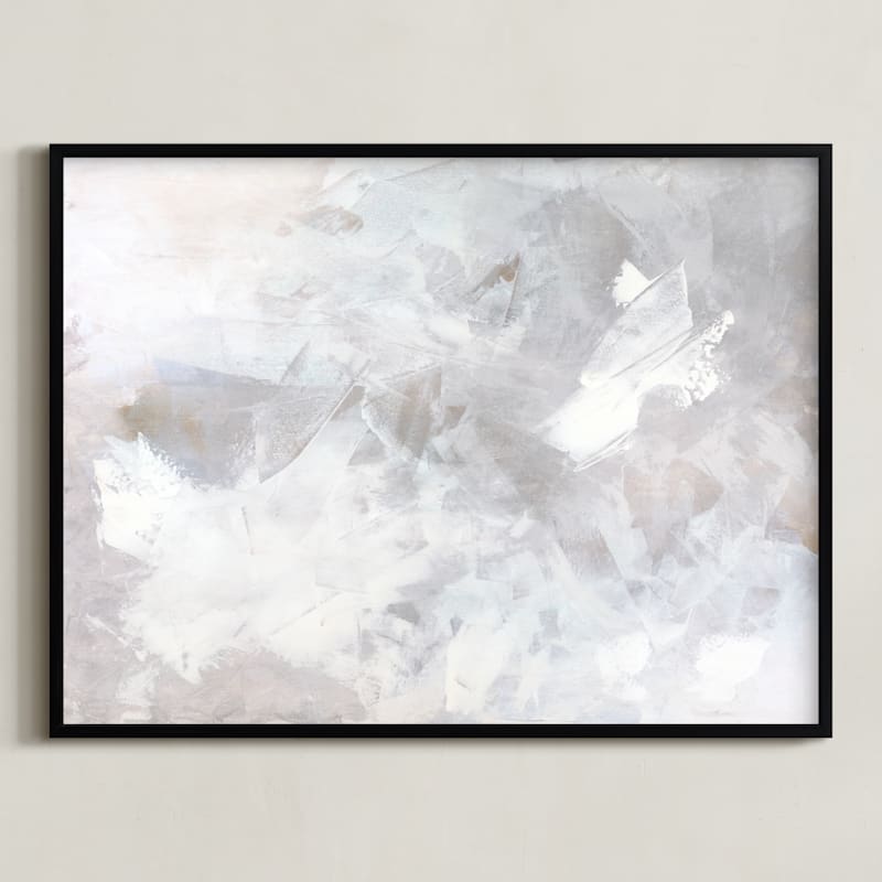 "Melody in White" - Limited Edition Art Print by Teodora Guererra in beautiful frame options and a variety of sizes.