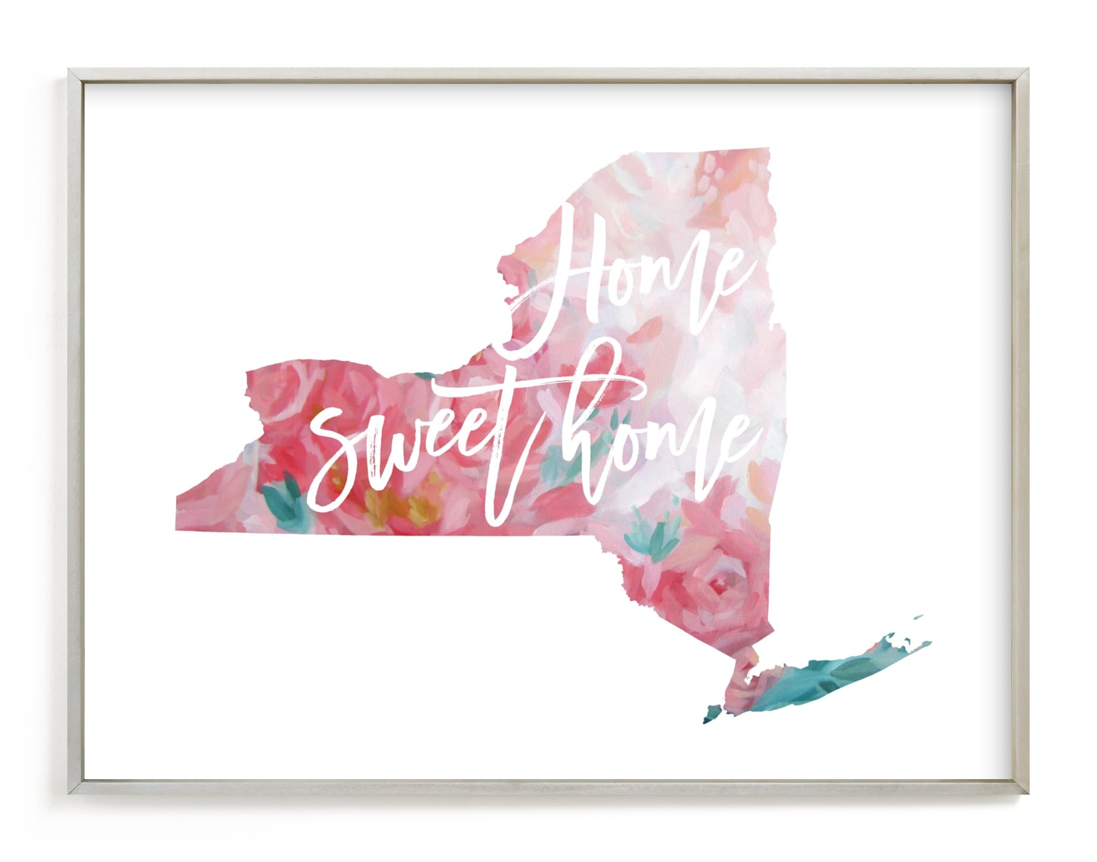 "New York (Rose)" - Art Print by Holly Whitcomb in beautiful frame options and a variety of sizes.