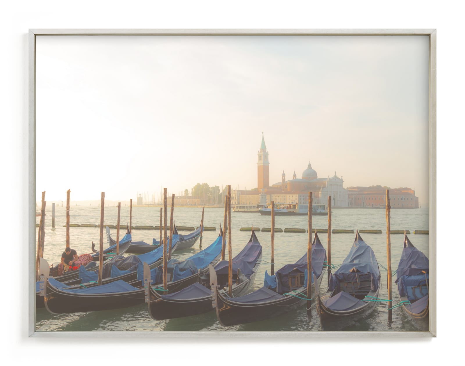 "Pastel Venice" by Van Tsao in beautiful frame options and a variety of sizes.