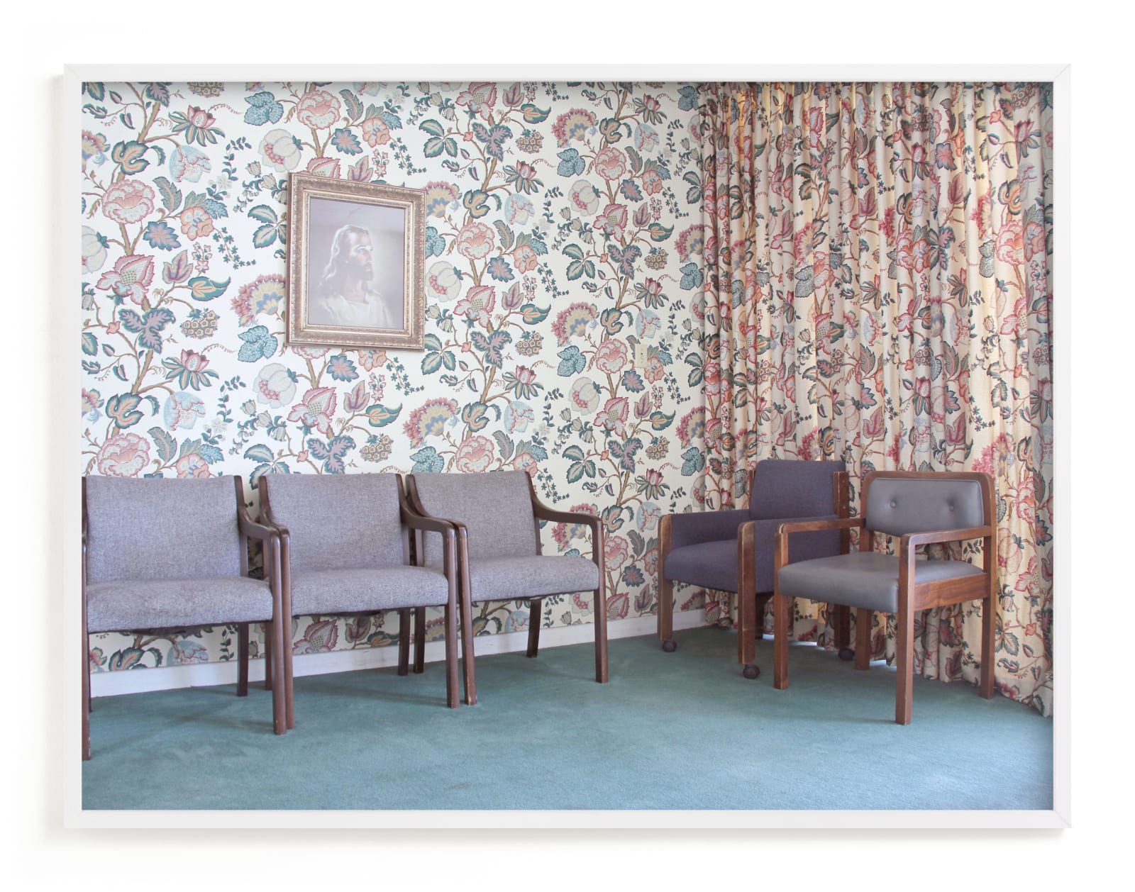 "Waiting Room" - Limited Edition Art Print by Julie Grace Immink in beautiful frame options and a variety of sizes.