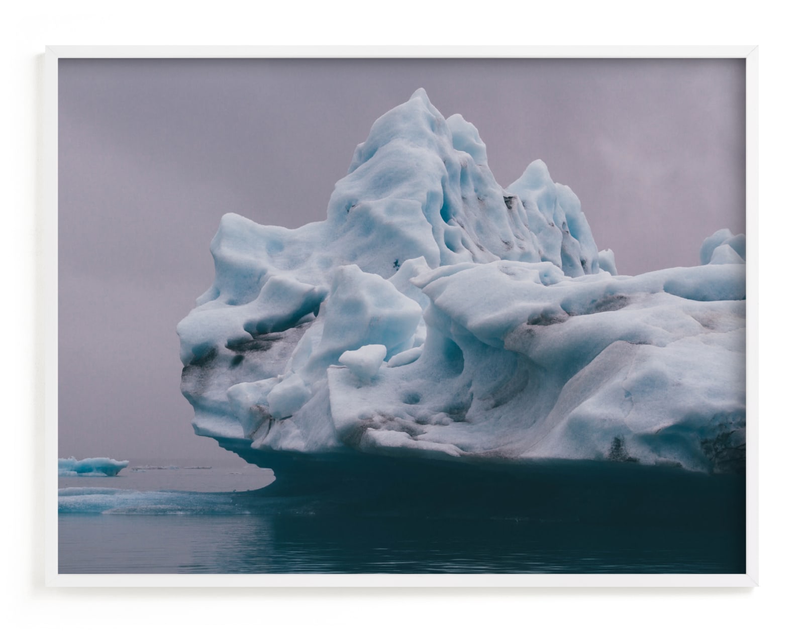 "Jökulsárlón" - Limited Edition Art Print by Kaitlin Rebesco in beautiful frame options and a variety of sizes.