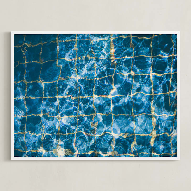 "Dive Right In" - Limited Edition Art Print by Helen Makadia in beautiful frame options and a variety of sizes.