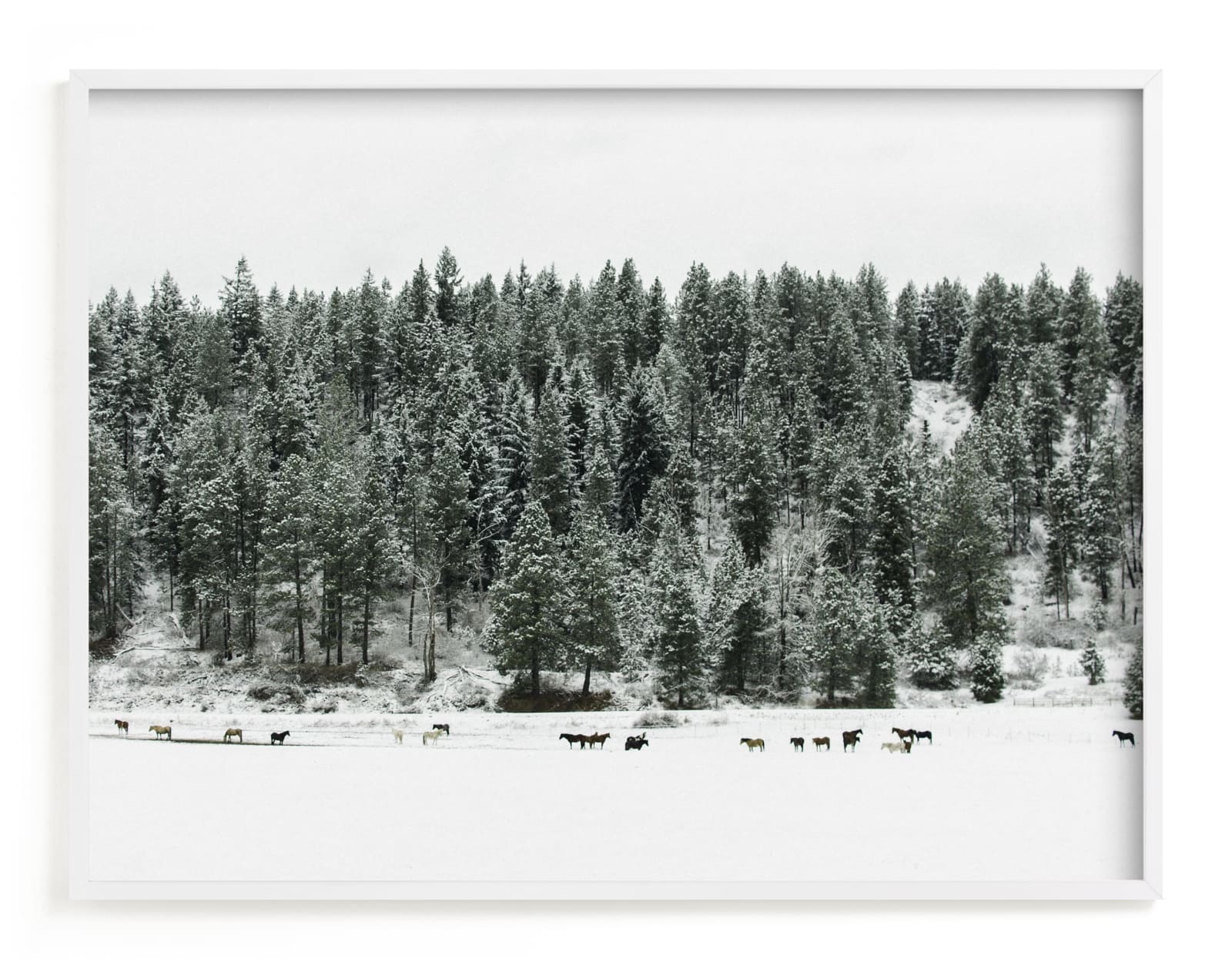 "A Winter Story" - Art Print by Jenni Kupelian in beautiful frame options and a variety of sizes.