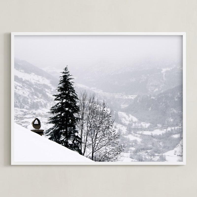 winter in monochrome